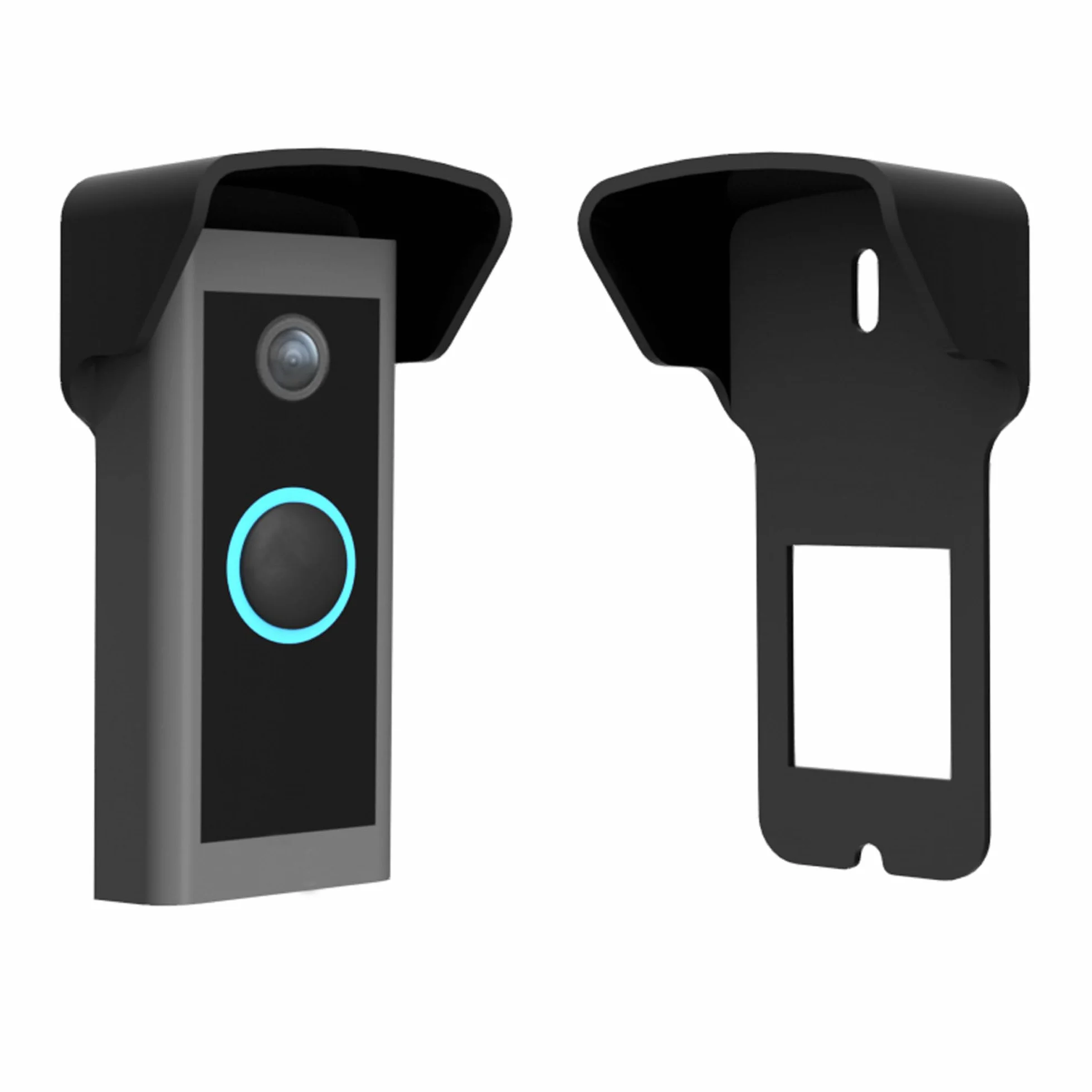 Housse de Pluie Compatible avec Sonnette vidéo Filaire (Video Doorbell Wired) | pour protéger Contre la Pluie, Le Soleil, Durable et résistante aux intempéries Pas de perçage nécessaire