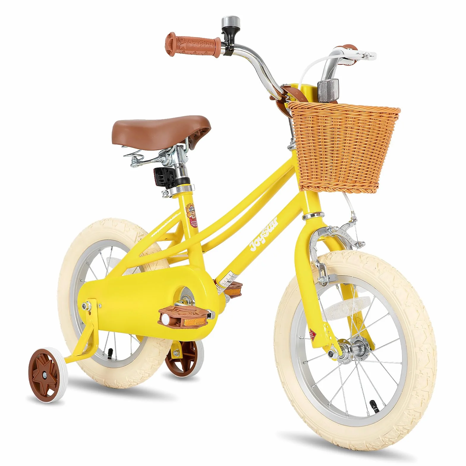 JOYSTAR vélos pour Filles 12-20 Pouces avec Roues d'appoint et Panier