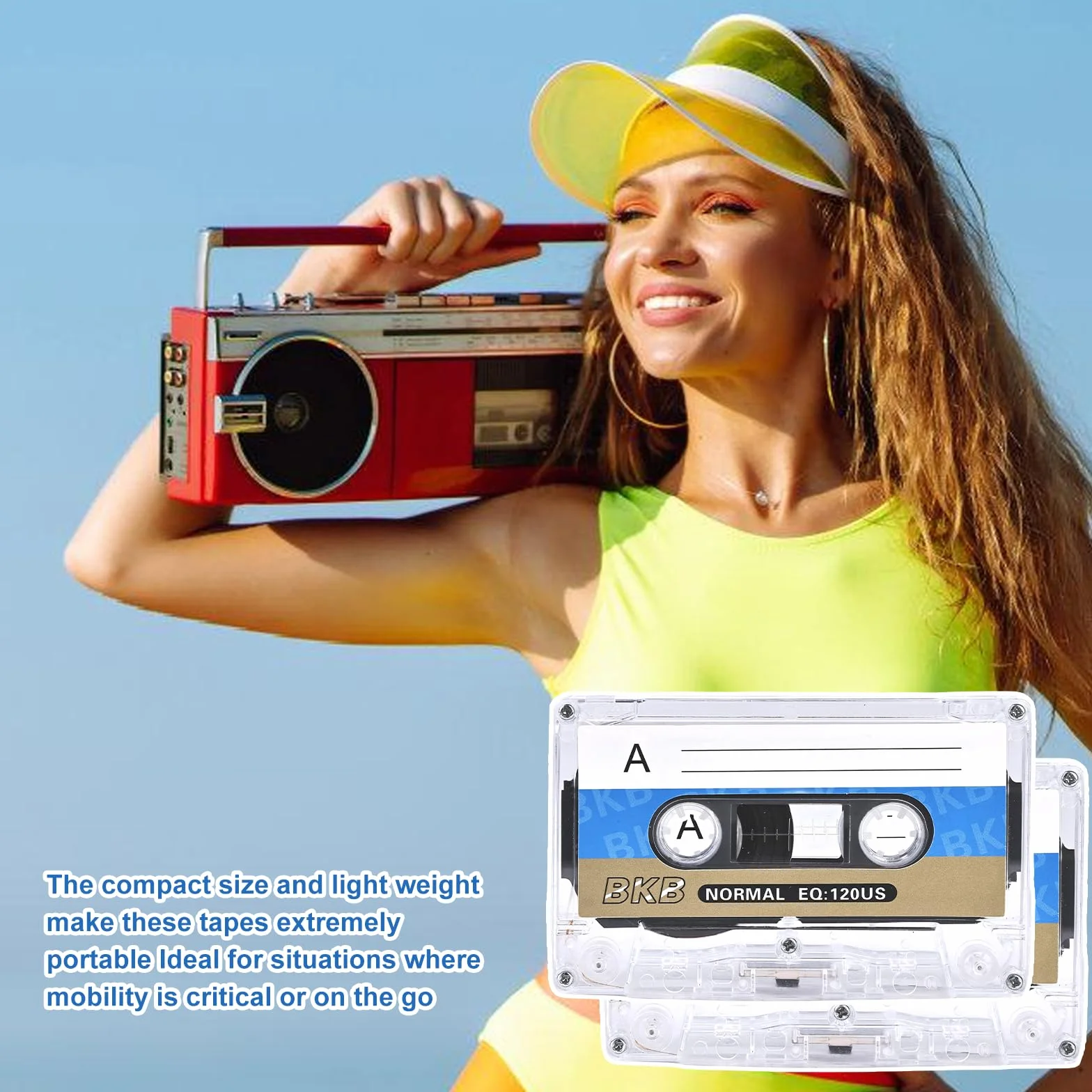 Bandes vierges pour microcassettes: 10 pièces Audio Cassette Tapes, 60 minutes d'enregistrement, parfait pour les conférences et les séminaires - Enregistrement audio de haute qualité avec