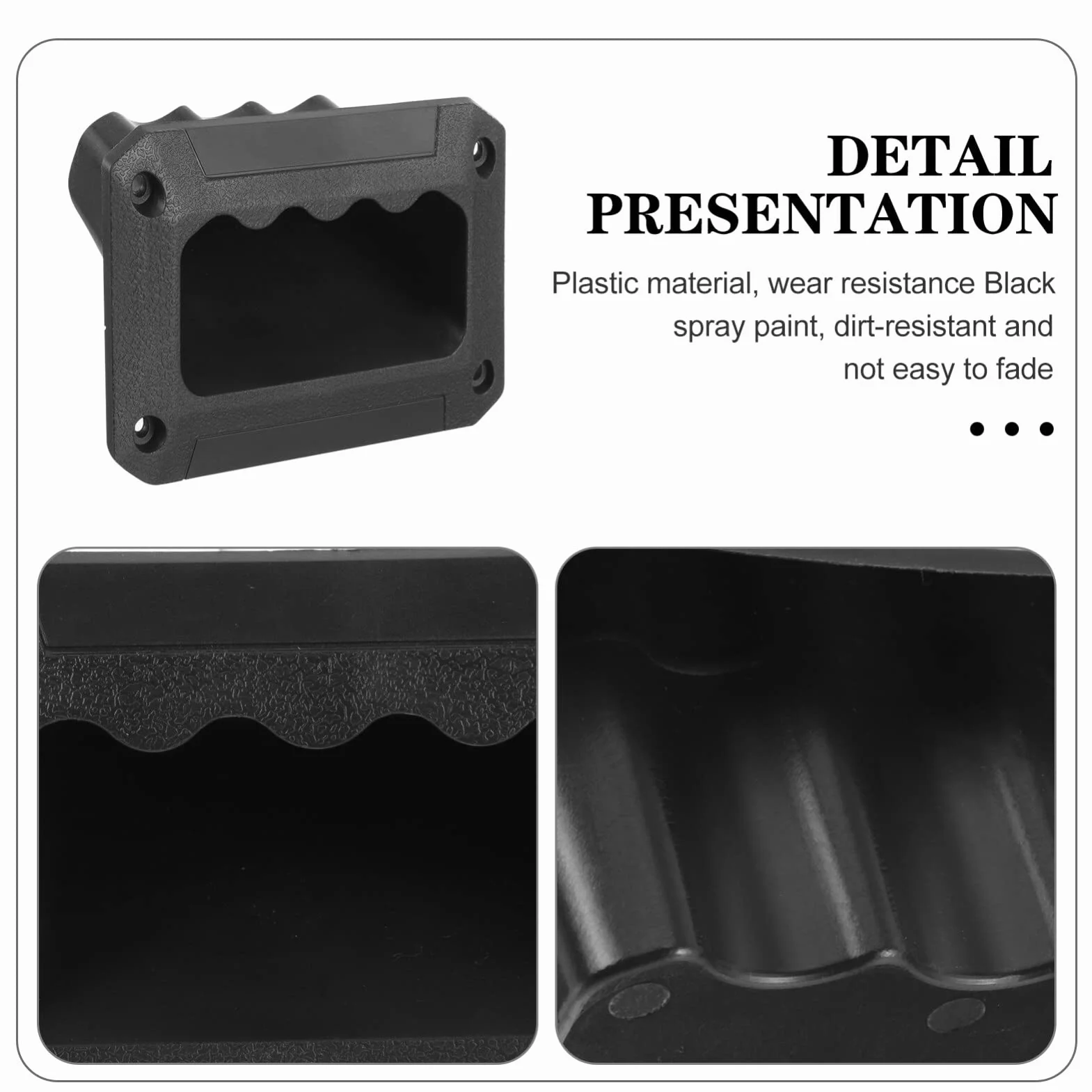 Artibetter 8 Pièces De Remplacement De Poignée De Haut-Parleur En Matériau Abs Installation Facile Poignée De Transport De Haut-Parleur Durable En Plastique De -r