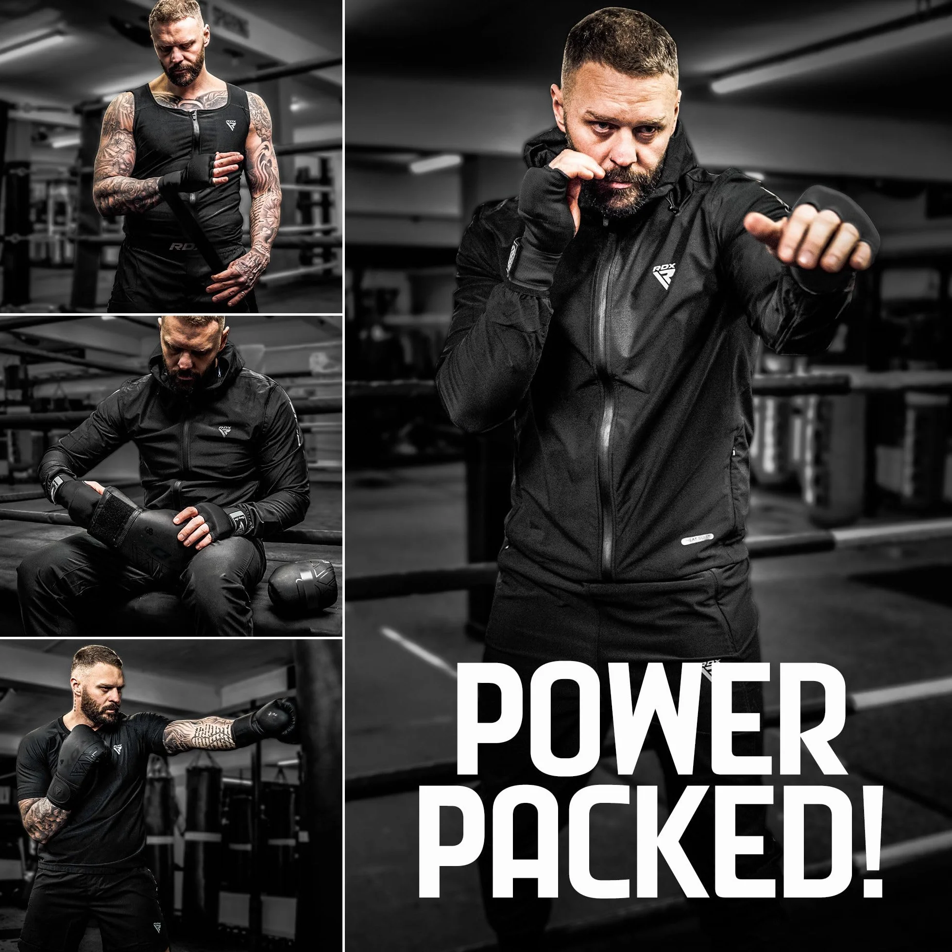 RDX Gel Bandes Boxe Sous Gants 100CM MMA Muay Thai Protege Main Arts Martiaux Sparring Protecteur de Poing