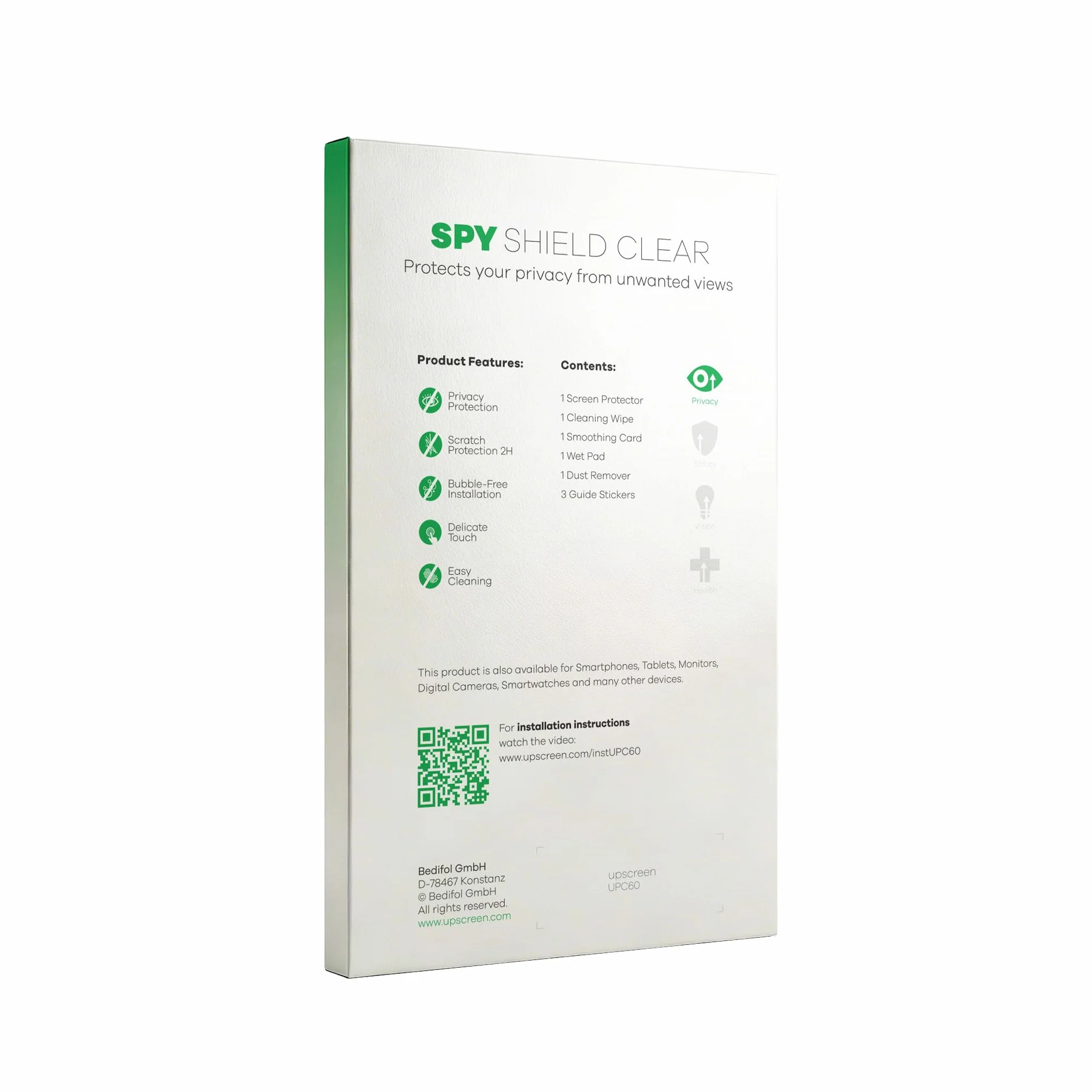 upscreen Protection Anti-Espion Dell Latitude 5430 Touch Anti-Spy Privacy Film