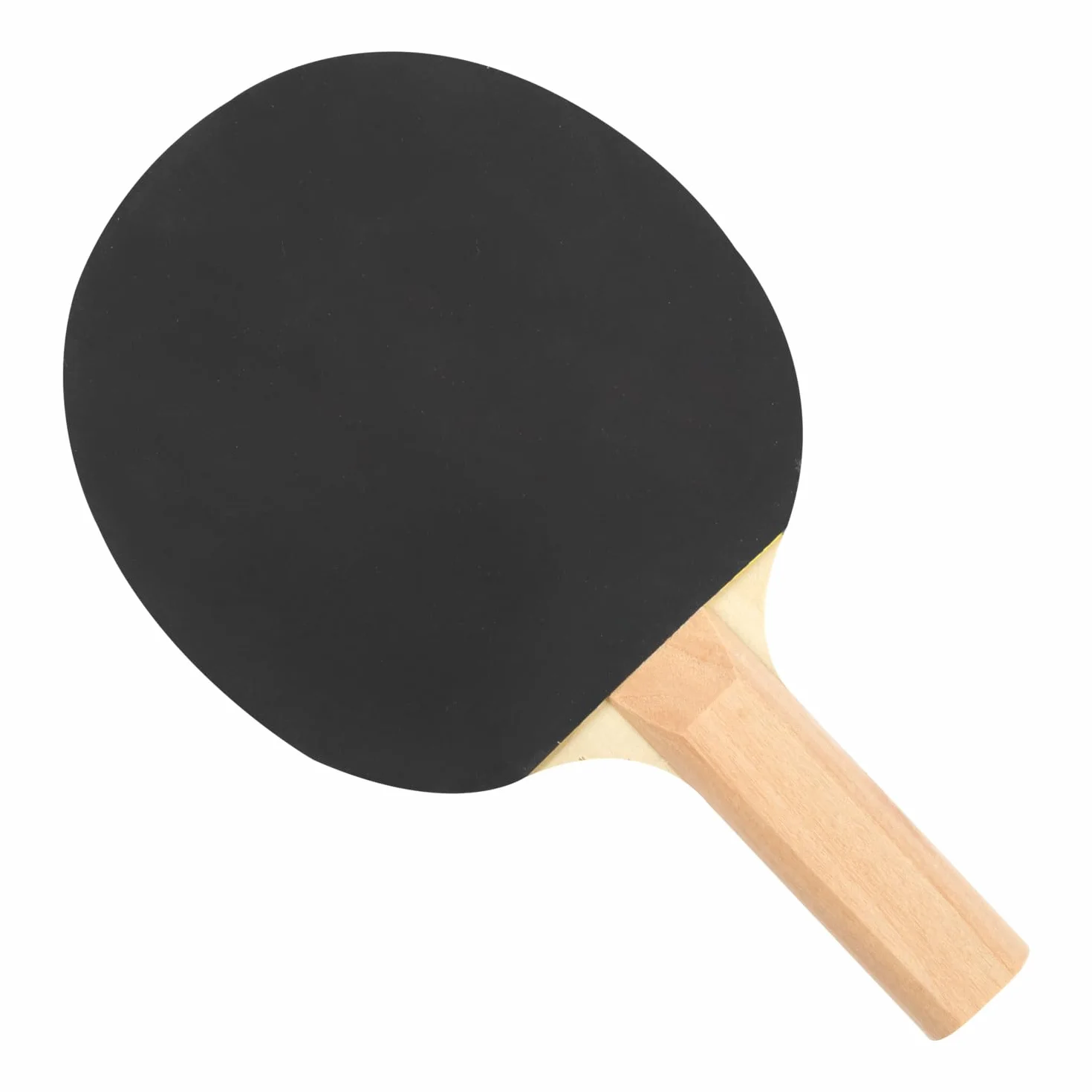 Idena Raquette de Ping-Pong Training Manche Bois Caoutchouc Rouge Noir Débutants