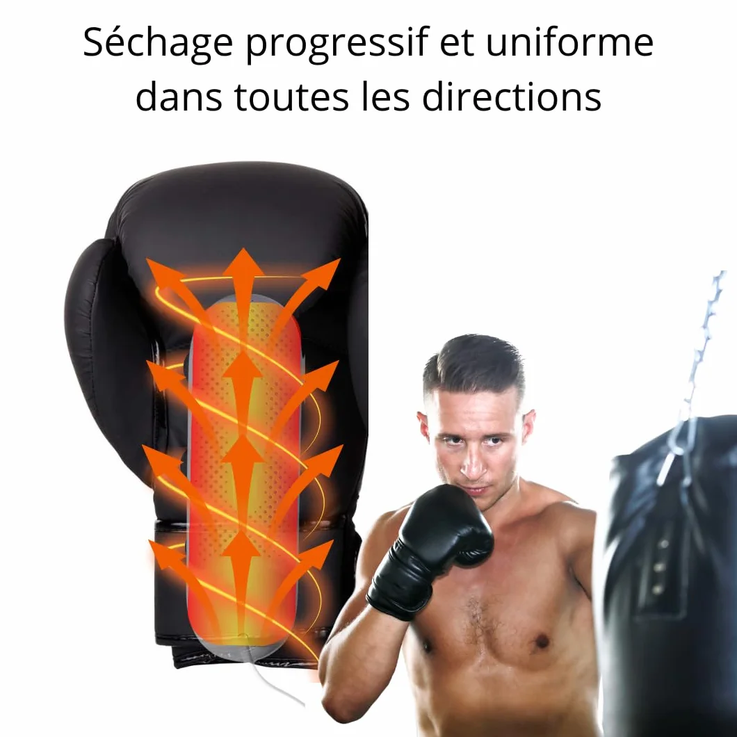 Sèche-Gants de Boxe - Sécheur, Désodorisant et Désinfectant