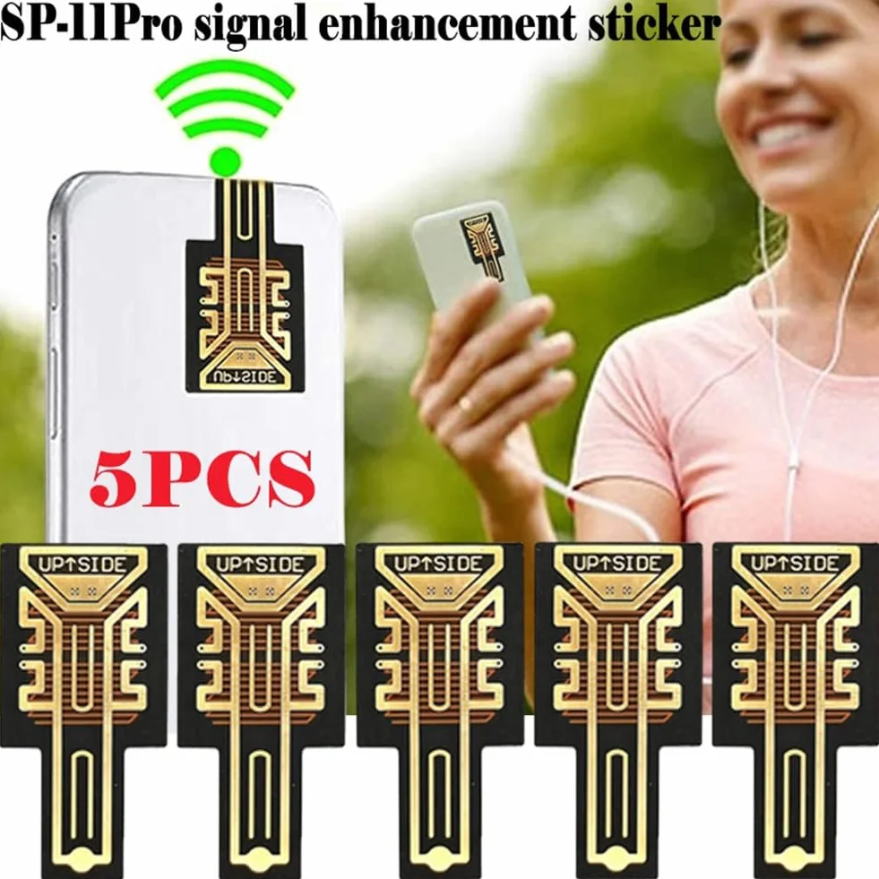 5 PièCes Portable Portable Signal Enhancement Stickers Booster SP11 Pro Antenne Signal Amplificateur pour Smart Phones