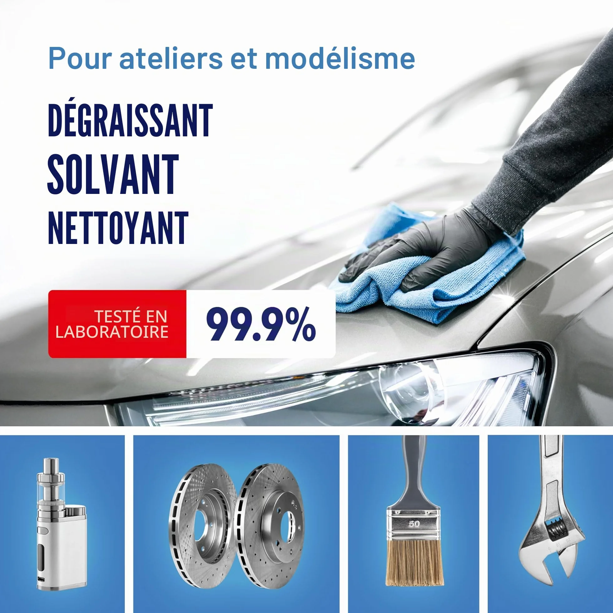 WoldoClean Isopropanol 99,9% Alcool Isopropylique 1L - IPA Haute Pureté, Incolore & Inodore, Sans Résidu pour Électronique, Imprimante 3D, Verre & Métal