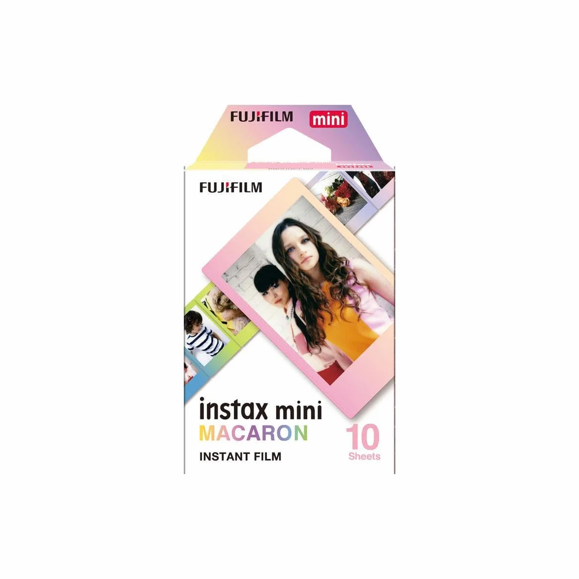 Fujifilm instax Film Mini Macaron 10 Vues Multicolore