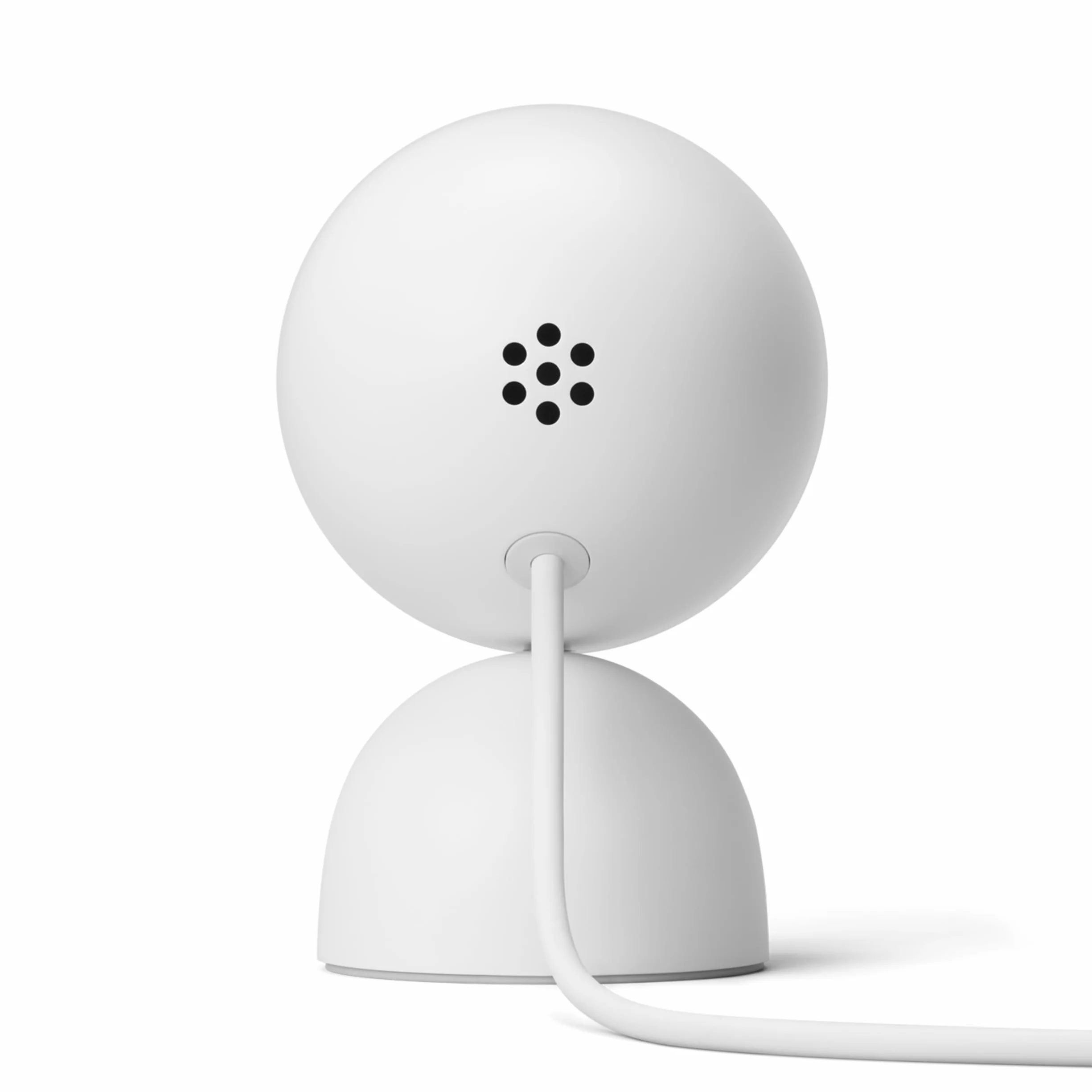 Google Nest Cam Intérieur (Filaire, 3e génération) - Caméra de sécurité intérieure avec vidéo 2K - Fonctionne avec Google Home - Neige