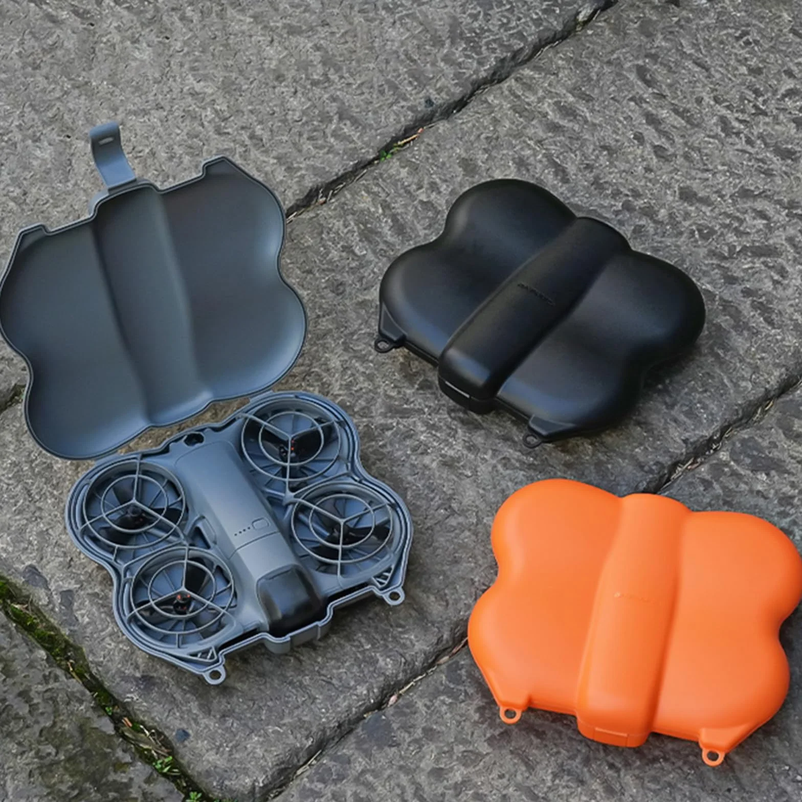 Étui Plastique pour DJI Neo 2 Étui de Transport Drone Sac de Protection Sac de Rangement Drone Accessoires pour DJI Neo 2, Compact Portable Léger (Blcak)