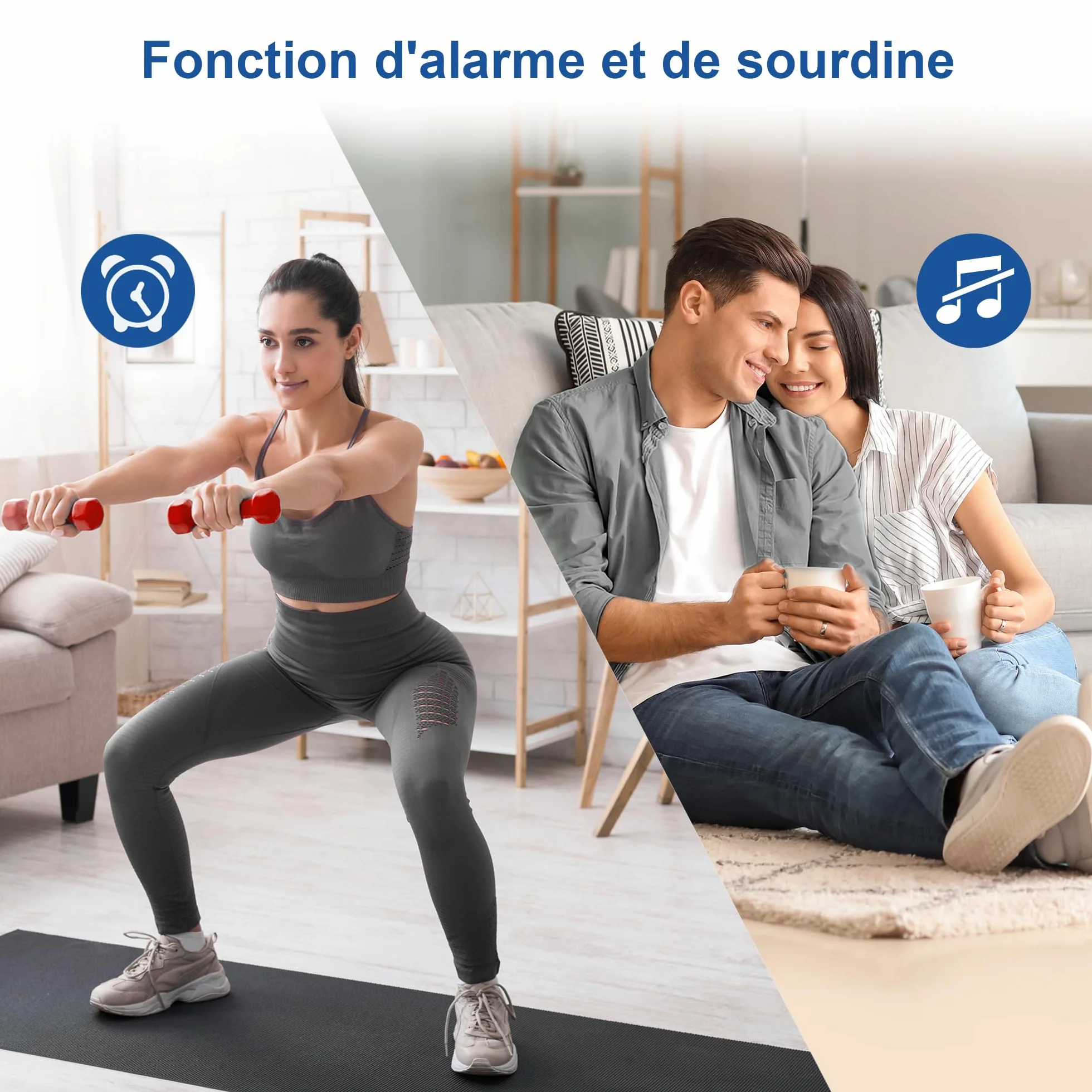 VTech CS1500 Téléphone sans Fil DECT Double Charge avec Blocage d'appel, Identification Appelant, Haut-Parleur Mains Libres