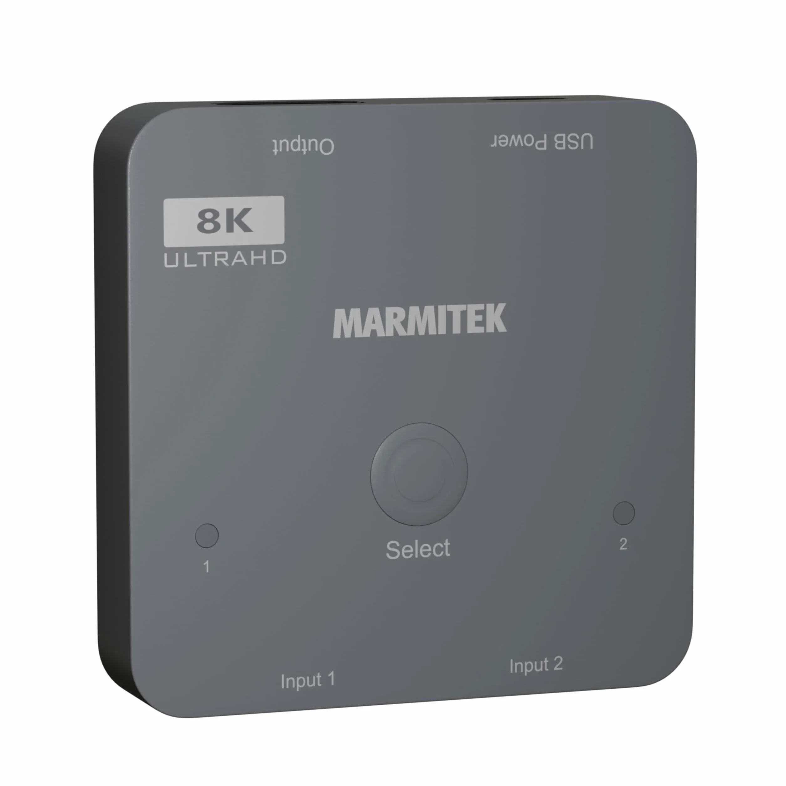 Marmitek Connect 720 - Switch HDMI 8K60-4K120 Gaming - HDMI 2.1 2 entrées 1 Sortie - 48 Gbit/s VRR ALLM QMS QFT - Commutation Automatique - Dolby Vision HDR10+
