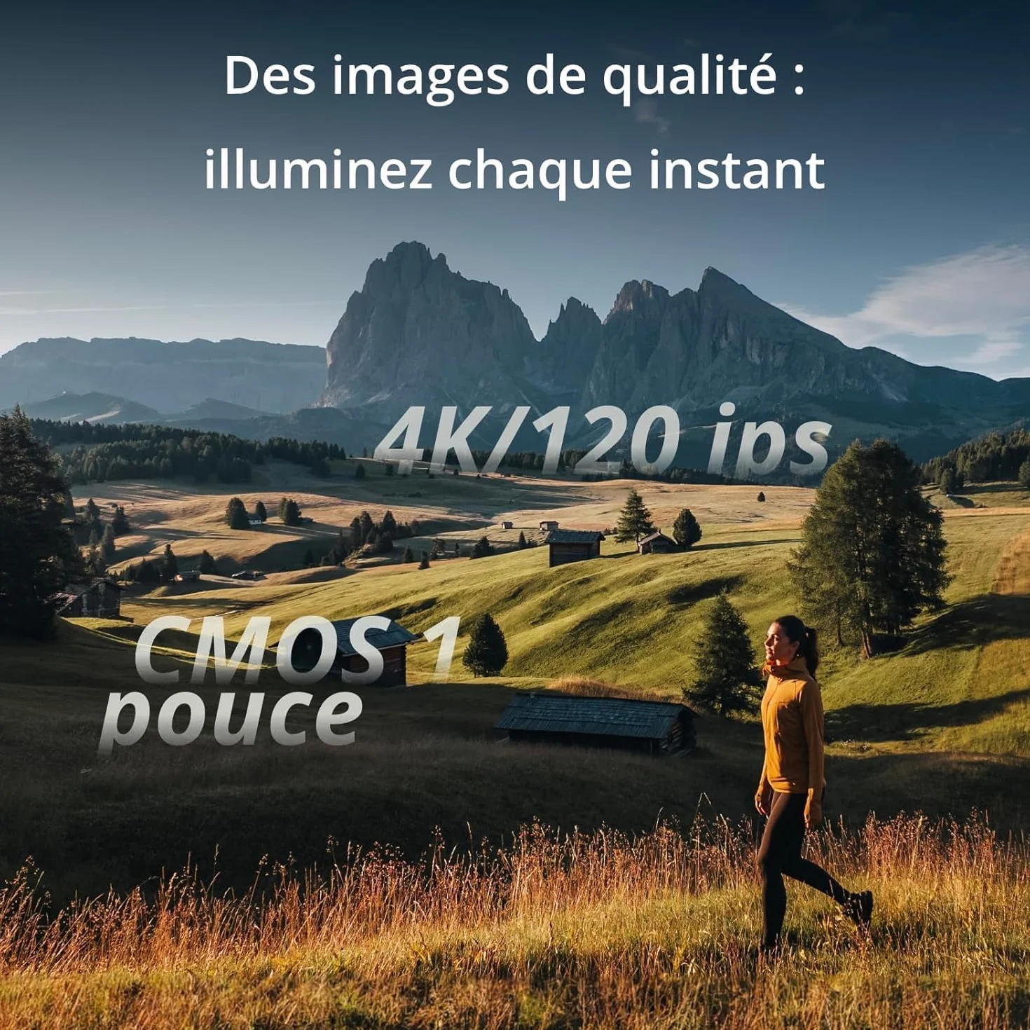 DJI Osmo Pocket 3, Caméra Numérique 4K/120 ips, Stabilisation 3 Axes, Écran Tactile Rotatif 2"
