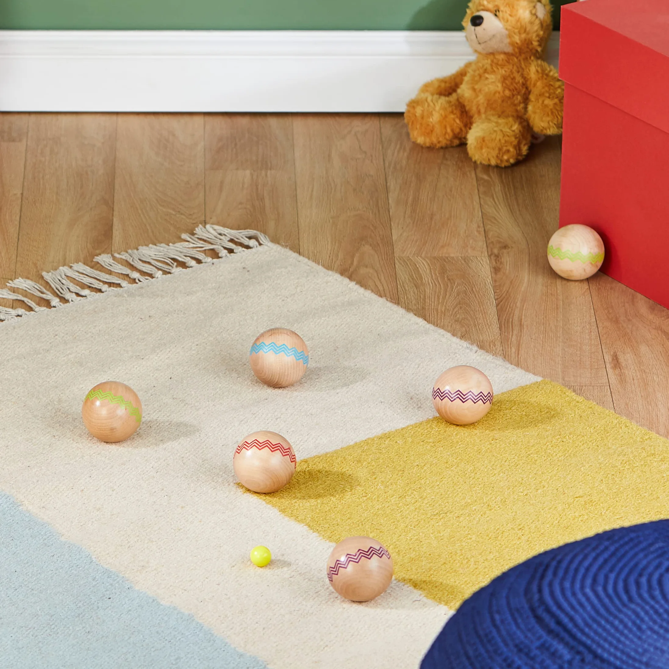 Small Foot Boule Active en Bois certifié FSC 100% Jeu Familial Plein air 5 Ans