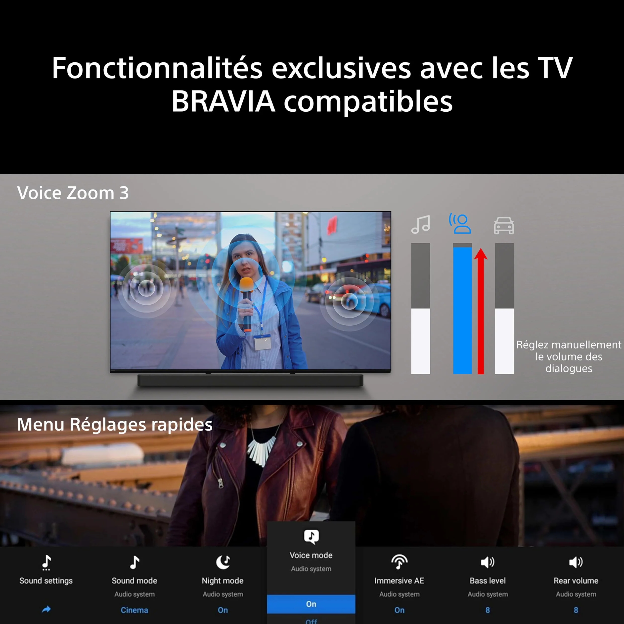 Sony BRAVIA Theatre Bar 5 Barre de Son 3.1 canaux Dolby Atmos DTS:X Bluetooth
