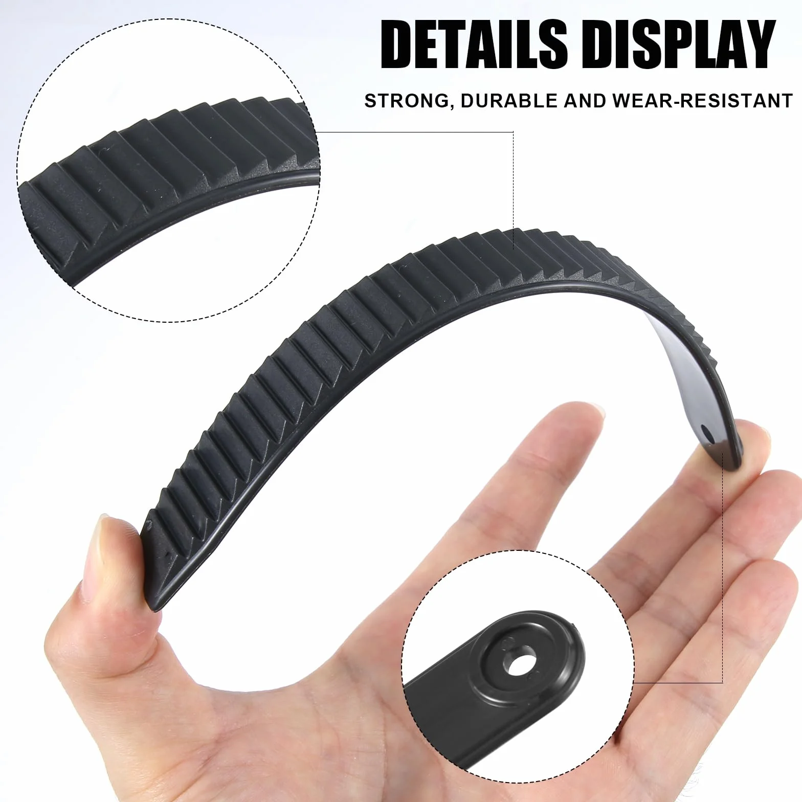 Gosknor Sangle de Fixation Snowboard 6pcs, Très Élastique Binding Straps Support