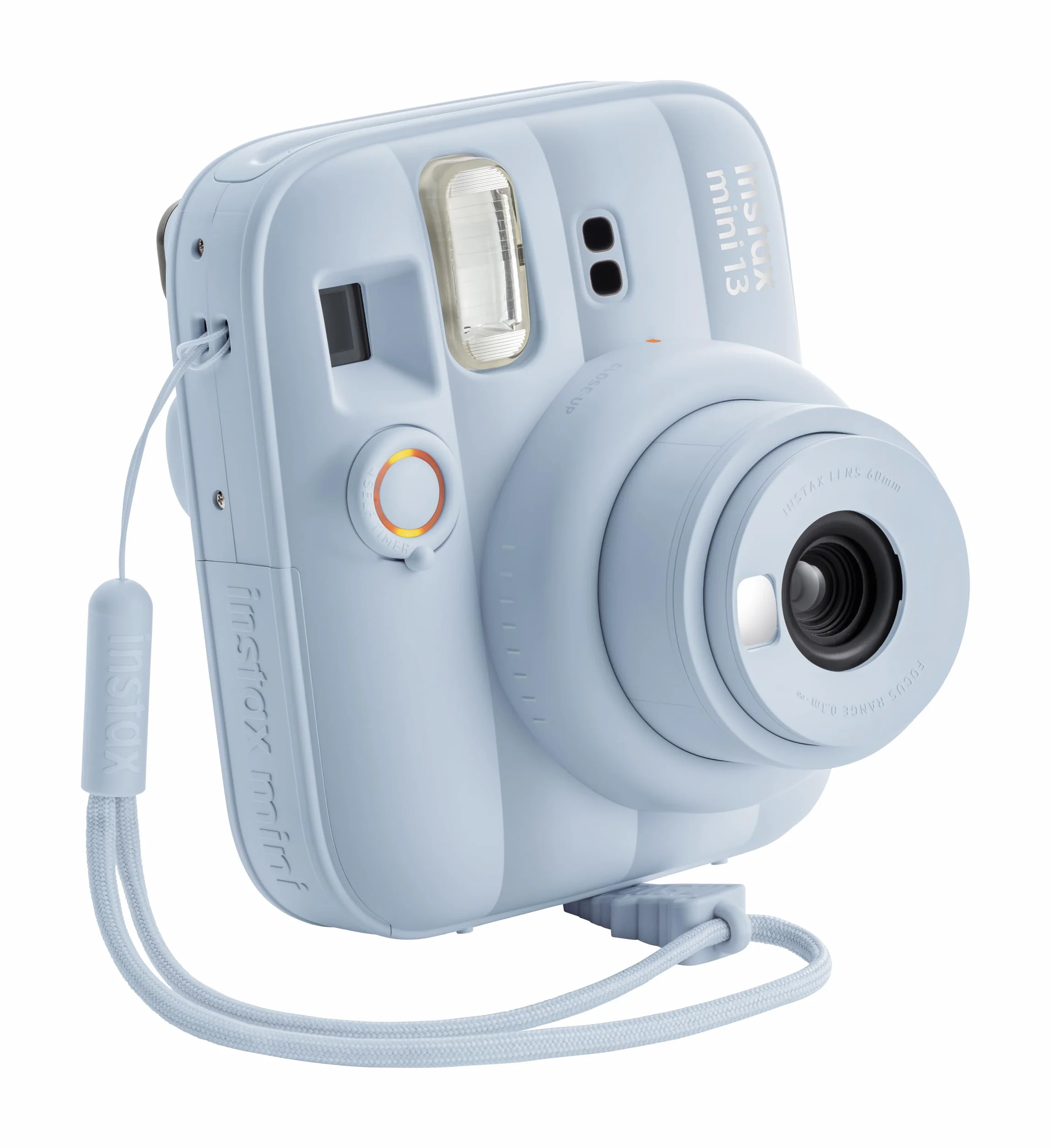 Appareil Photo instantané instax Mini 13 avec Flash Automatique intégré, Miroir pour Selfies intégré, Mode Gros Plan et retardateur, Bleu Glacé