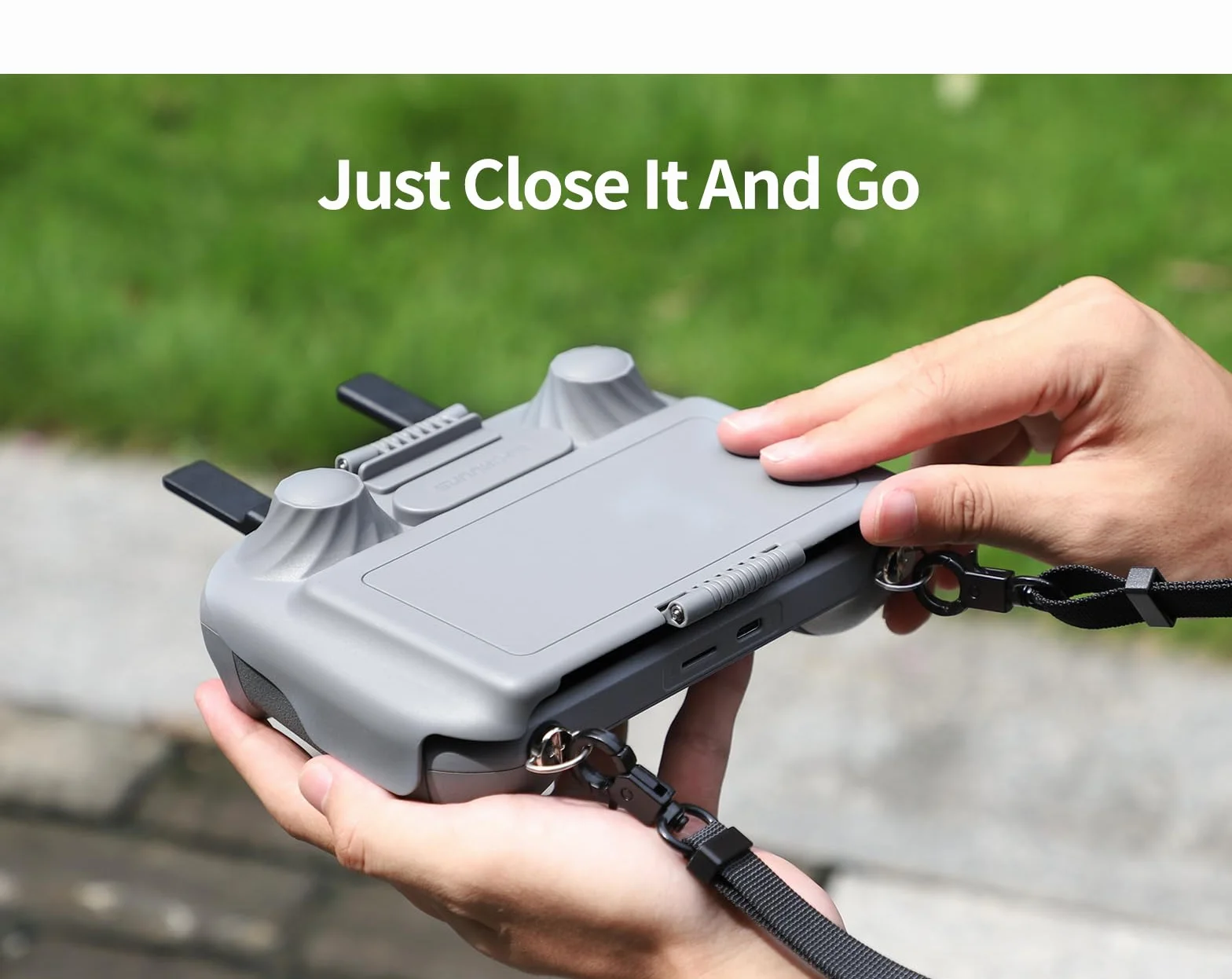 Gdraco Pare-soleil pour télécommande DJI RC avec lanière Protection solaire pour DJI Mini 3/3 Pro/Air 2S/Mavic 3/3 Pro/3 Classic/3 Cine