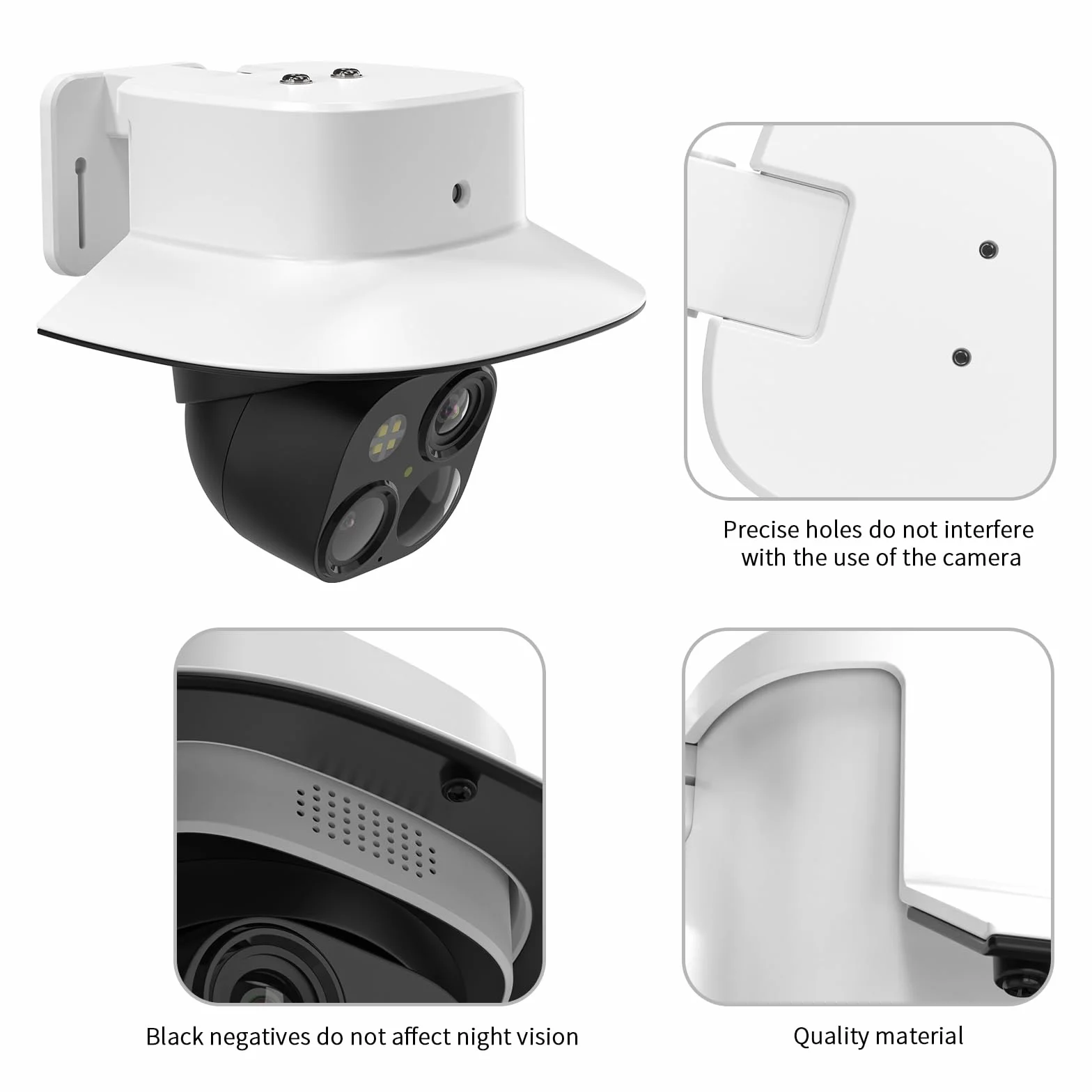 HOLACA Sun Rain Shade Housse de caméra pour eufy Security SoloCam S340
