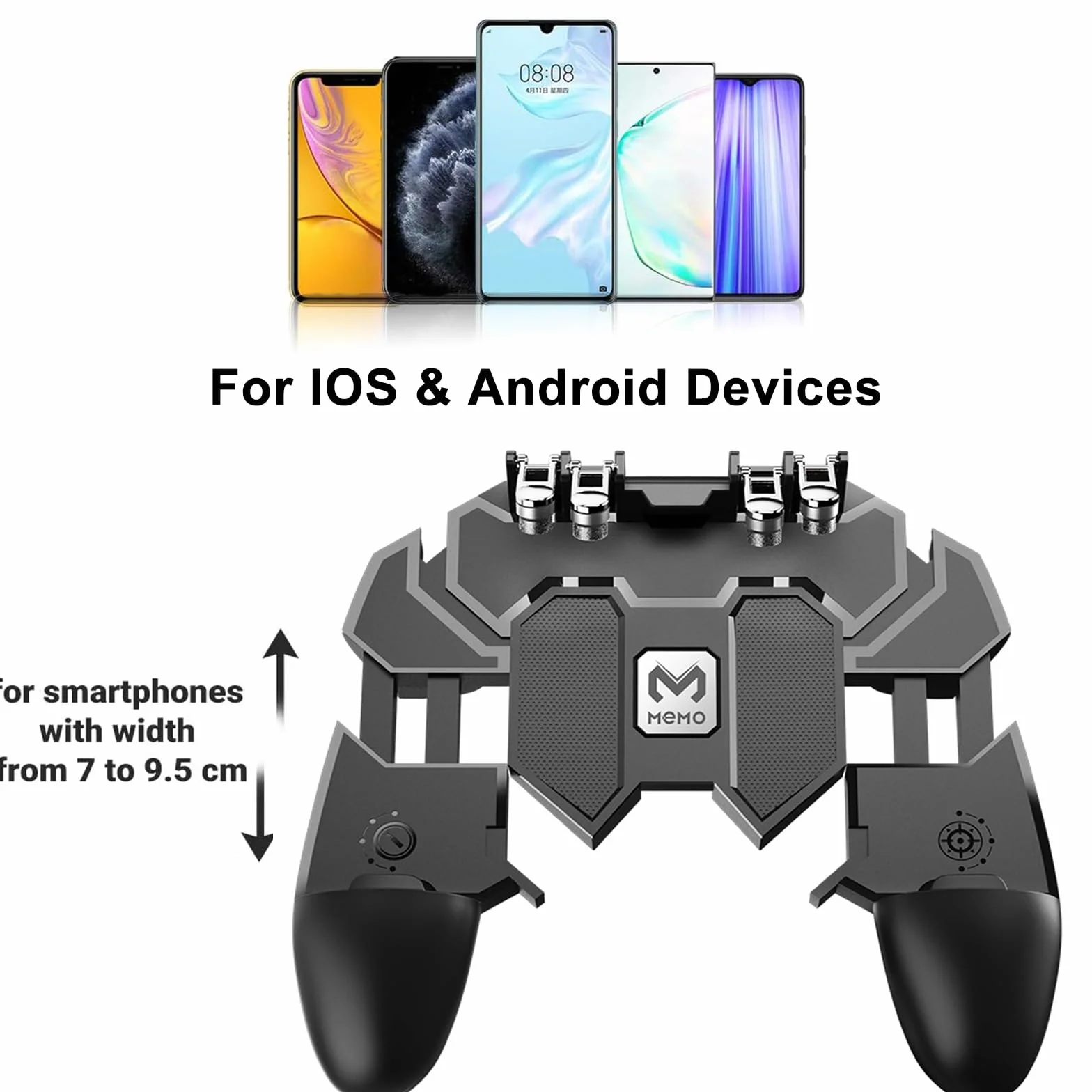 Esenlong Manette de jeu, confortable et extensible pour téléphone portable