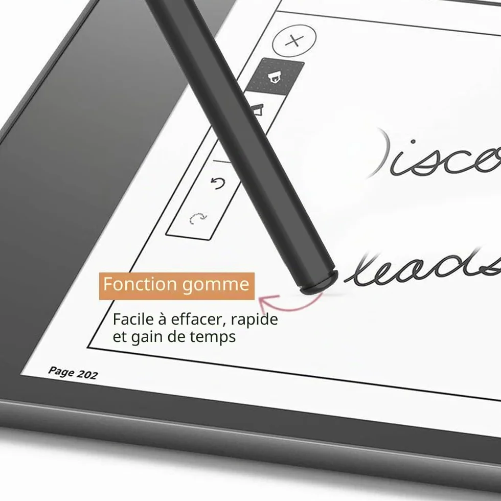 VOVIPO EMR Stylet pour Remarkable 2 avec Gomme, Stylo de Rechange pour Papier numérique Remarkable 2/Scribe/Boox Tablet, Alternative au marqueur Plus, sensibilité à la Pression 4096
