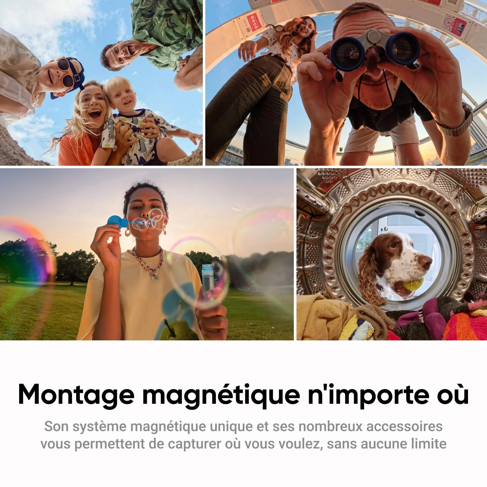 Insta360 GO Ultra Pack créateur - Petite caméra 4K légère, Appareil Photo vidéo POV Mains Libres Compact, caméra d'action magnétique Portable pour vlog, Sport, vélo