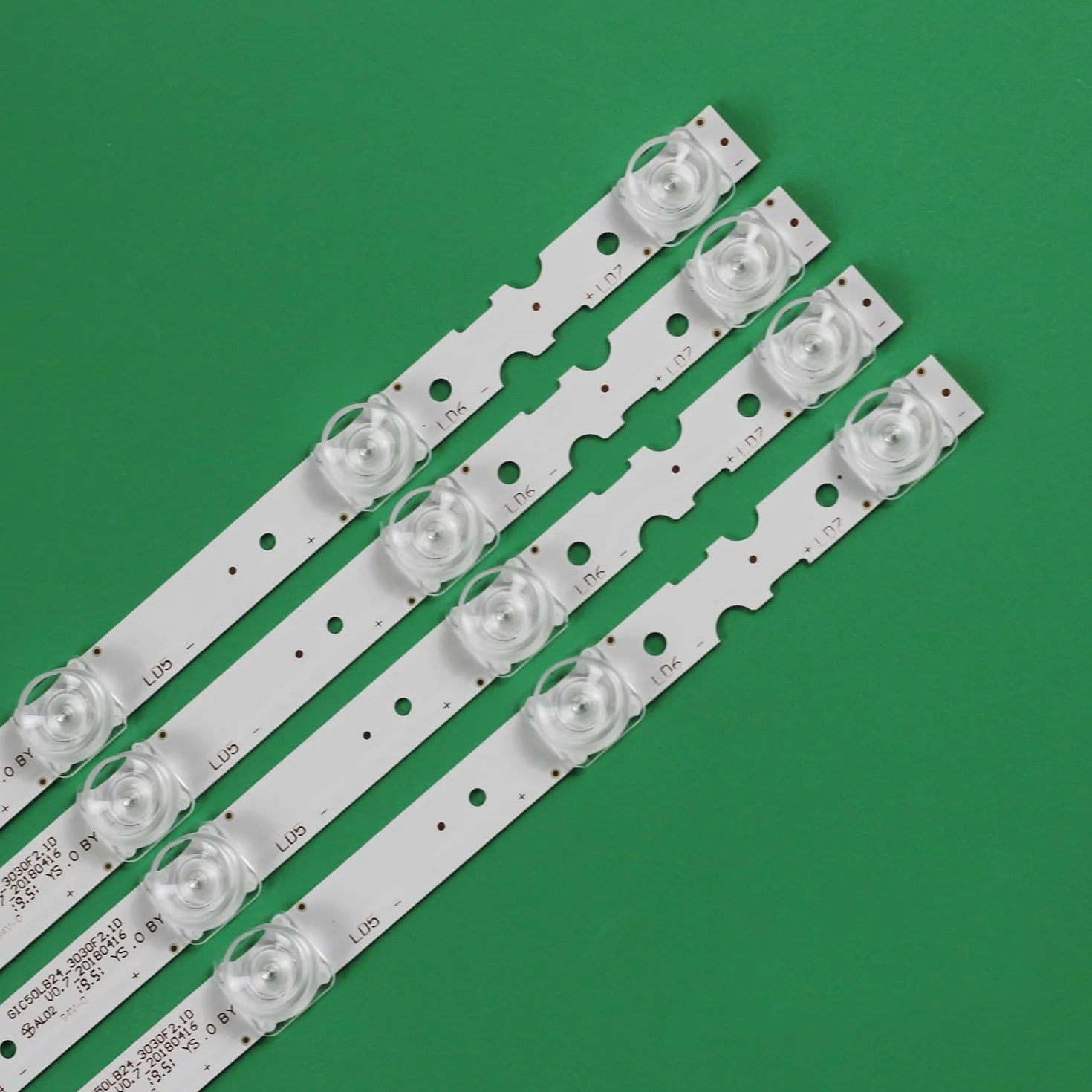 Barre LED 4 pièces/Ensemble adaptée for Thomson 50UD6306 50UD6406 LVU500UDEL 50P65US 50S421 50S423 50S425 LVU500NDL MD9W10 for TCL-5006-3030-4X7