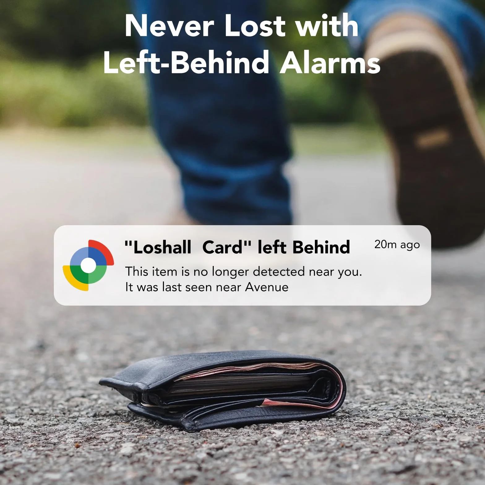 2026 Nouveau (Uniquement Android) Bluetooth Wallet Smart Tracker Card Lot de 2 Fin 1.6mm, 5 Ans Batterie, IP68 Imperméable, Fonctionne avec l'app Google Localiser,pour Portefeuille/Valise/Bagage, Noir