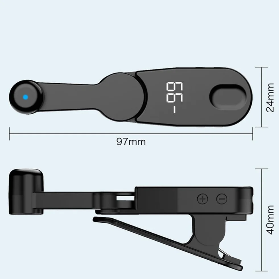 Clicker automatique pour téléphone, ABS 99 clics Second écran de téléphone portable Tapper avec affichage numérique HD simulé doigt clic continu (Plug-and-Play)