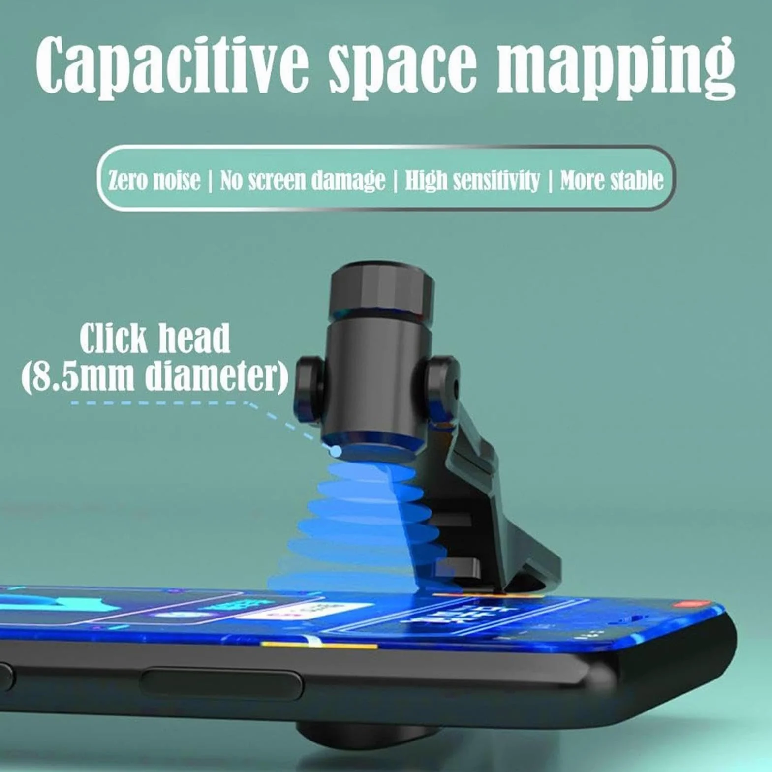 Clicker Auto pour téléphone Intelligent, Tapon Tapper pour téléphone | Jeux Streaming en Direct Clicker de Vitesse Intelligente Automatique | Simulation Finger Continuous AutoCkinker pour Les