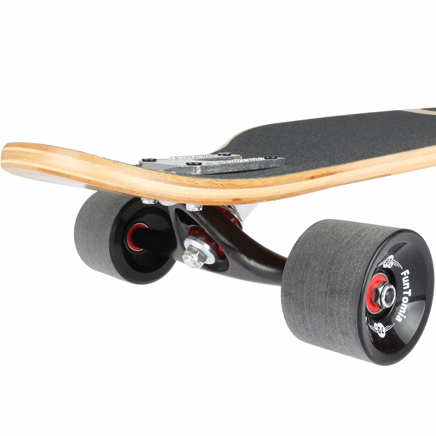 FunTomia Longboard Drop Through Cruiser 3 niveaux flexibles Roulement à billes Mach1 Speed