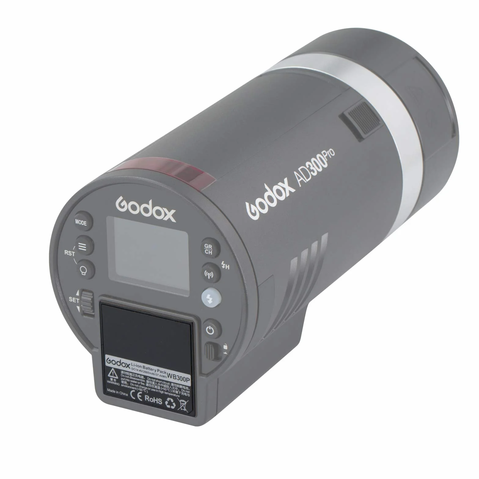 Godox WB300P Batterie pour Godox AD300Pro AD300ProII Flash avec au Lithium Haute Performance DC 14.4V 37.44Wh 2600mAh Répondre à Vos Exigences en Matière de Photographie