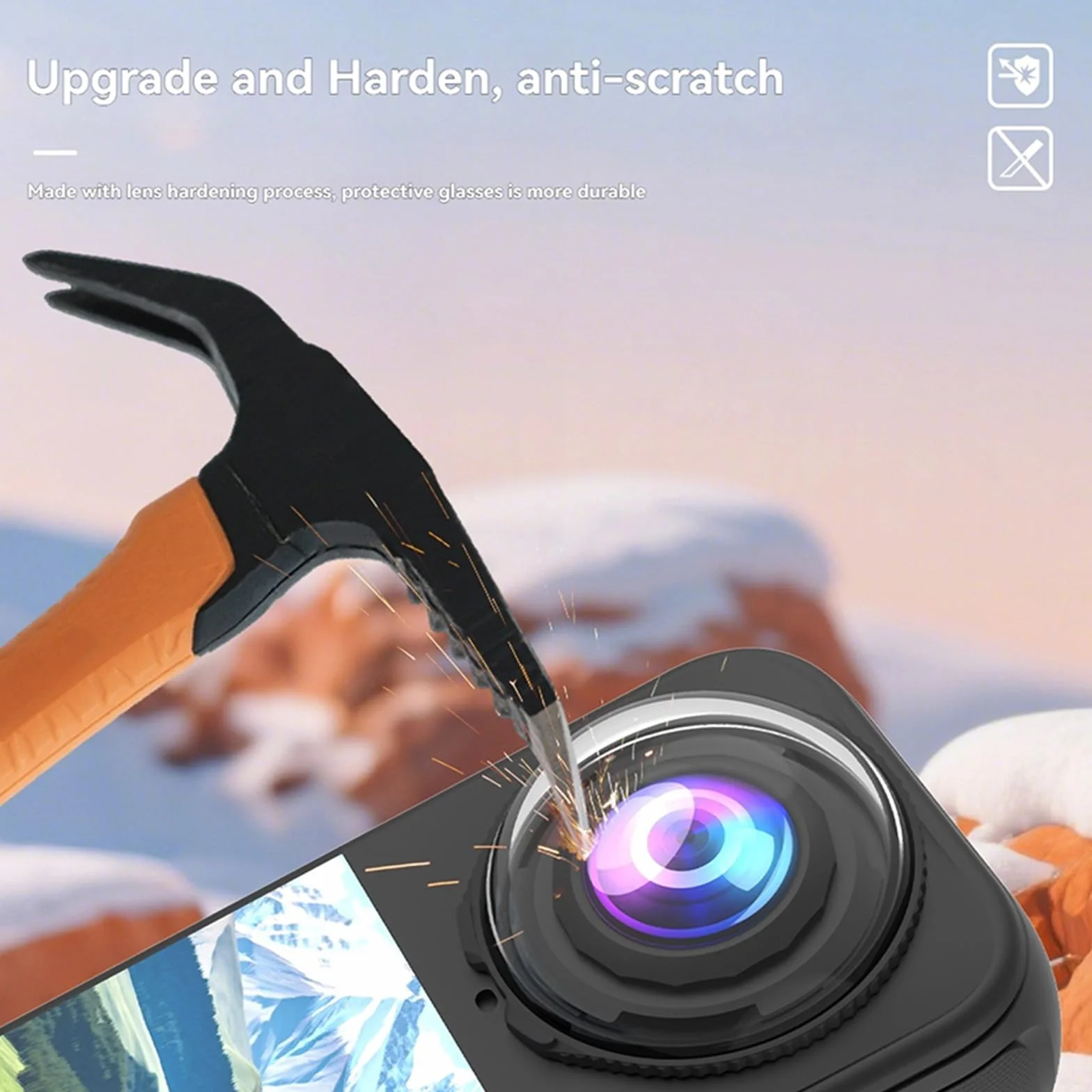 Protections d'objectif de qualité supérieure pour Insta360 X4 Air, haute transparence 10H optique en verre trempé avec revêtement AR, compatible avec les accessoires d'appareil photo Insta 360