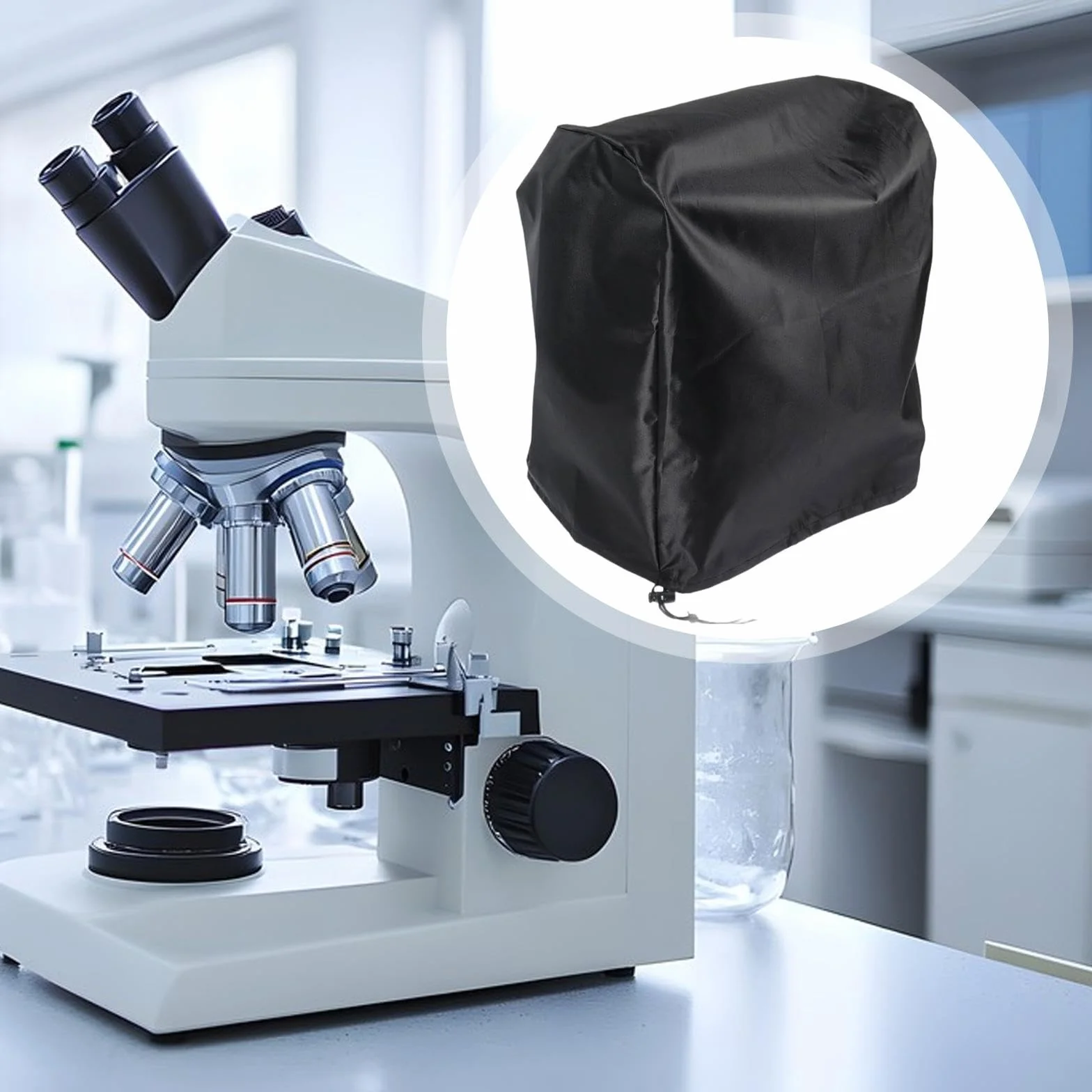 Housse anti-poussière pour microscope taille L