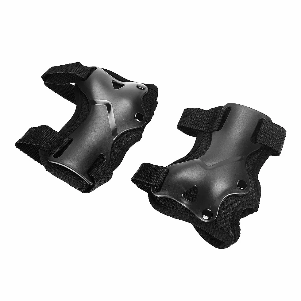 Sets de Protection Enfants Ados Adultes 6 Pièces Genouillères Coudières Poignets Sport Skateboard Réglable
