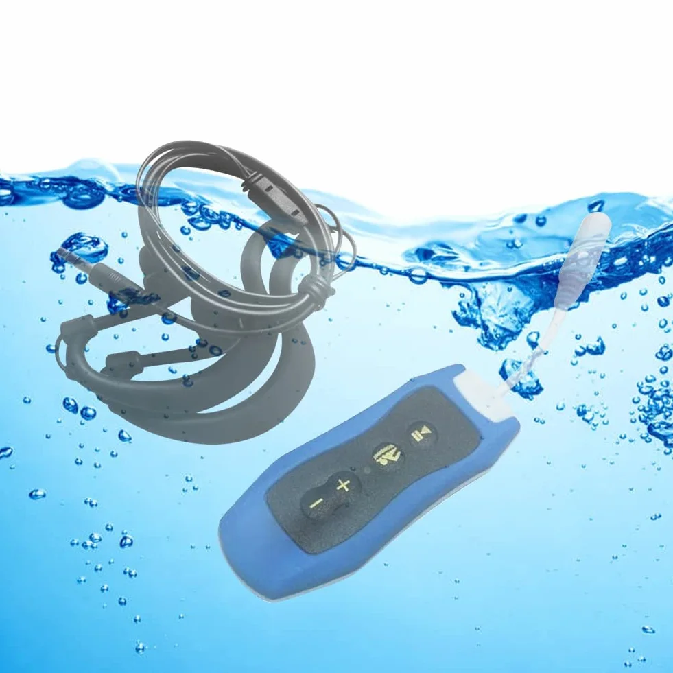 Lecteur MP3 IP68 Étanche USB 2.0 Rechargeable Natation Course Clip