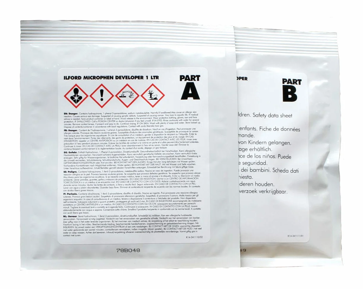 Ilford Microphen Noir & Blanc Powder Film développeur 1L