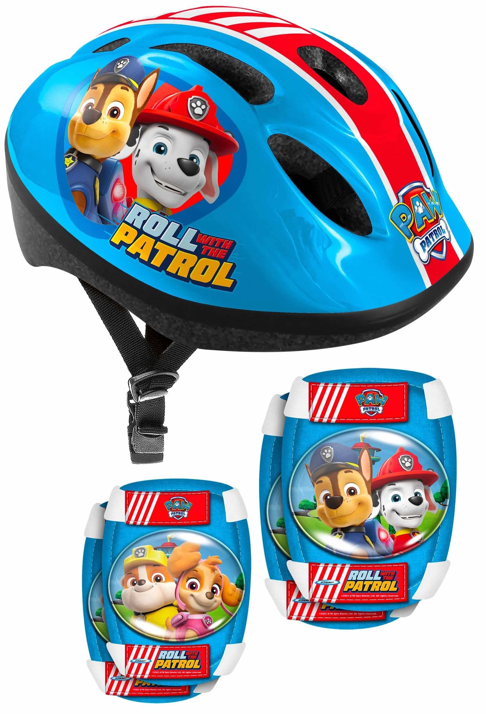 Paw Patrol Combo Casque Genouillères Coudières