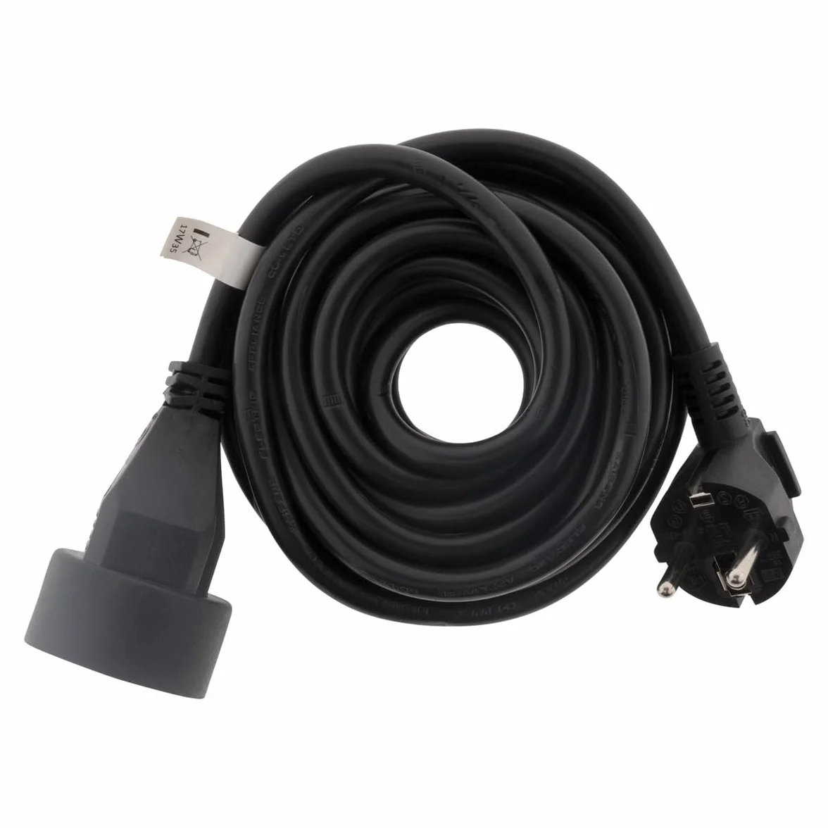 Prolongateur 16A HO5VV-F 3G1,5mm² Noir 3m