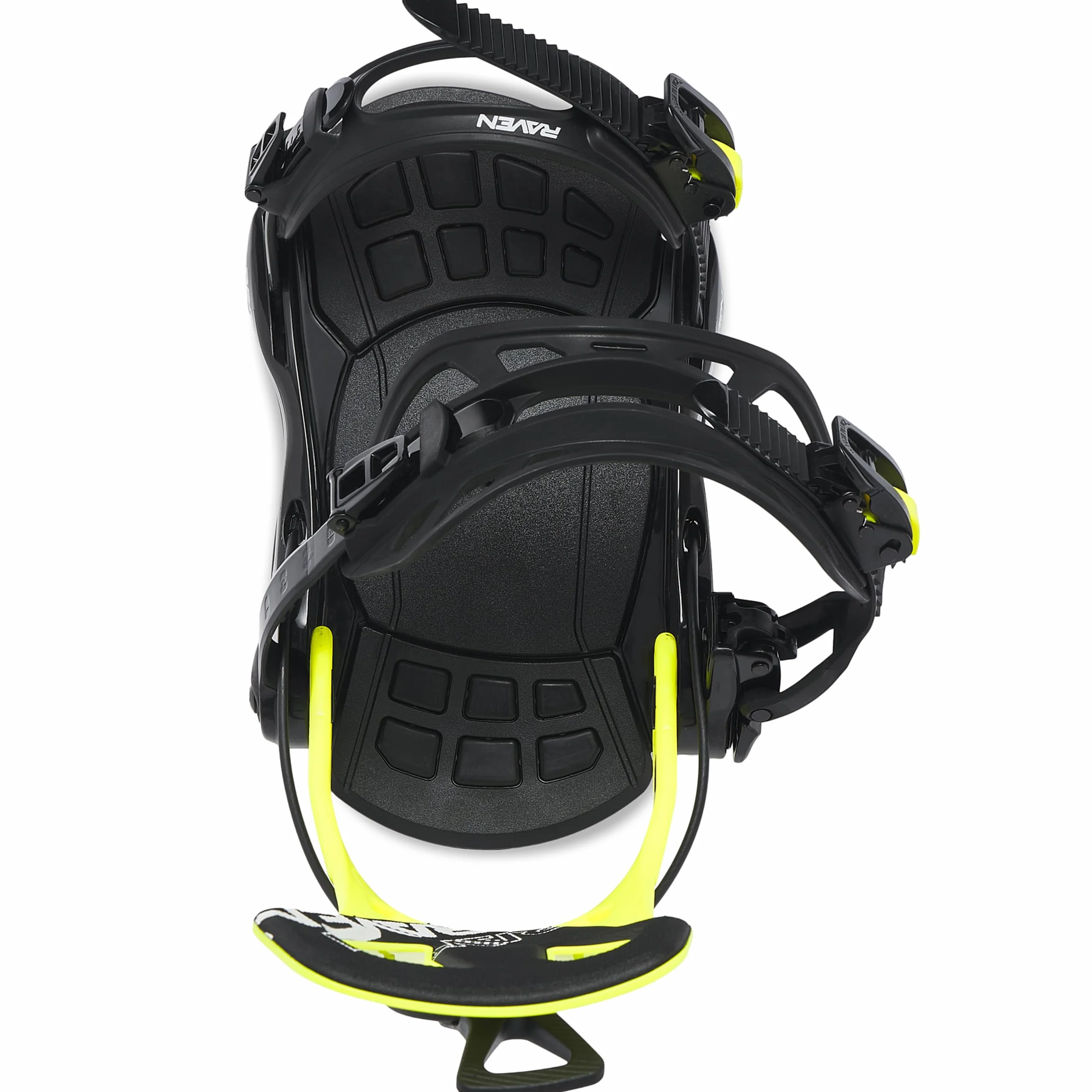 Raven Fixation de Snowboard Enfant FTM450 Noir Lime 41-44