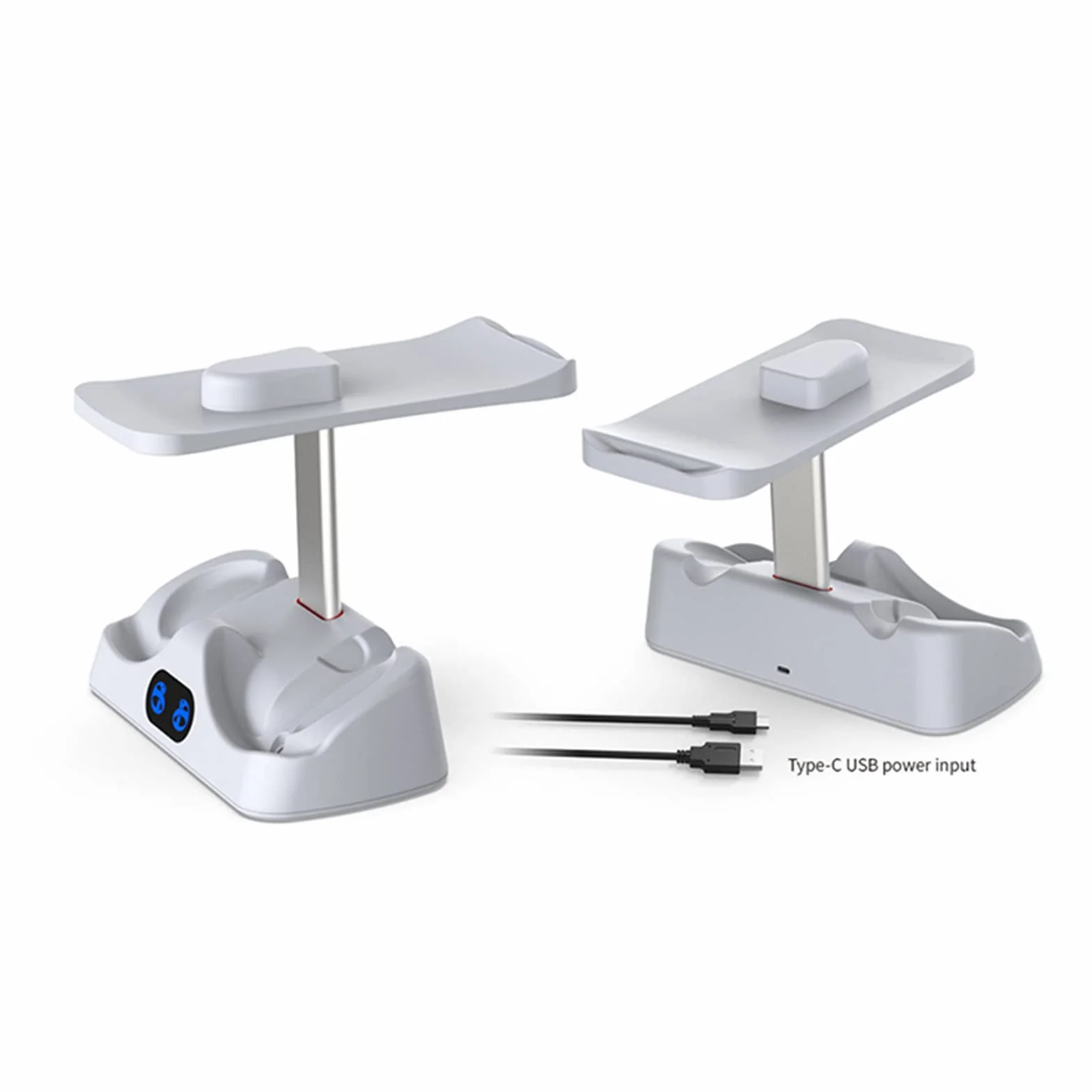 Station de charge PS VR2 avec témoin lumineux, accessoire support VR pour casque et manette