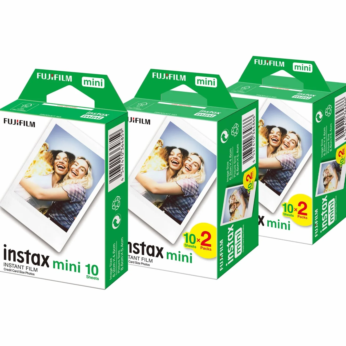 instax Fujifilm Mini 7-8-9-11-25-70-90 Lot de 50 Films