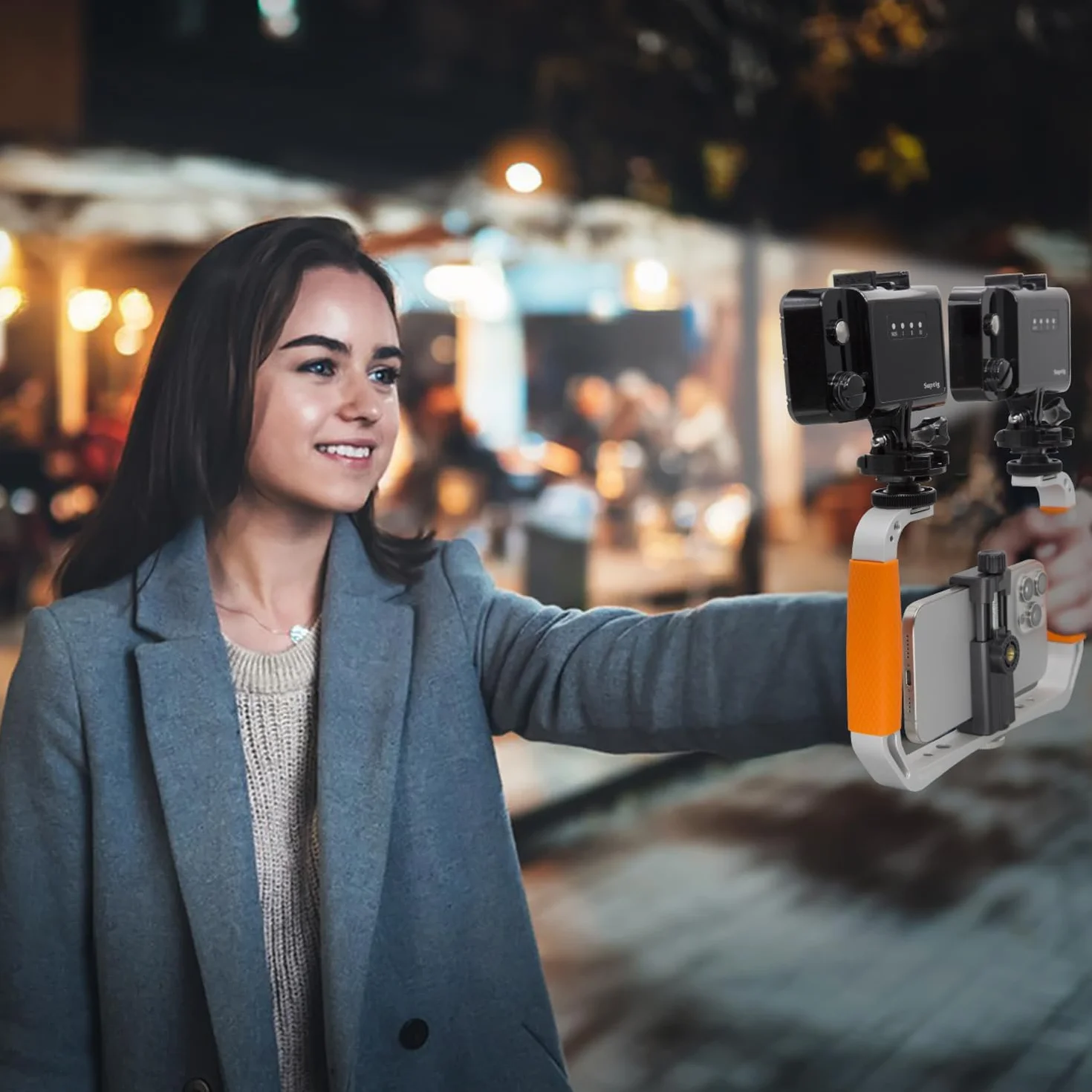 Suptig Support de plongée pour GoPro Hero 12 11 10 9 8 7, DJI Osmo, Insta 360, Olympus TG, téléphone et Autres caméras d'action