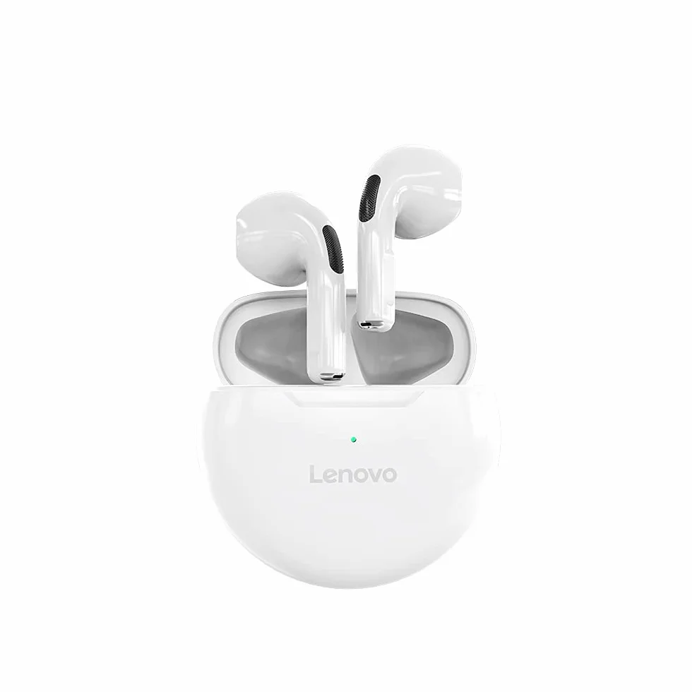 Lenovo – écouteurs sans Fil Bluetooth LivePods HT38 TWS, Mini Casque d'écoute, Commande Tactile 9D Stéréo, avec Micro, 30h d'autonomie