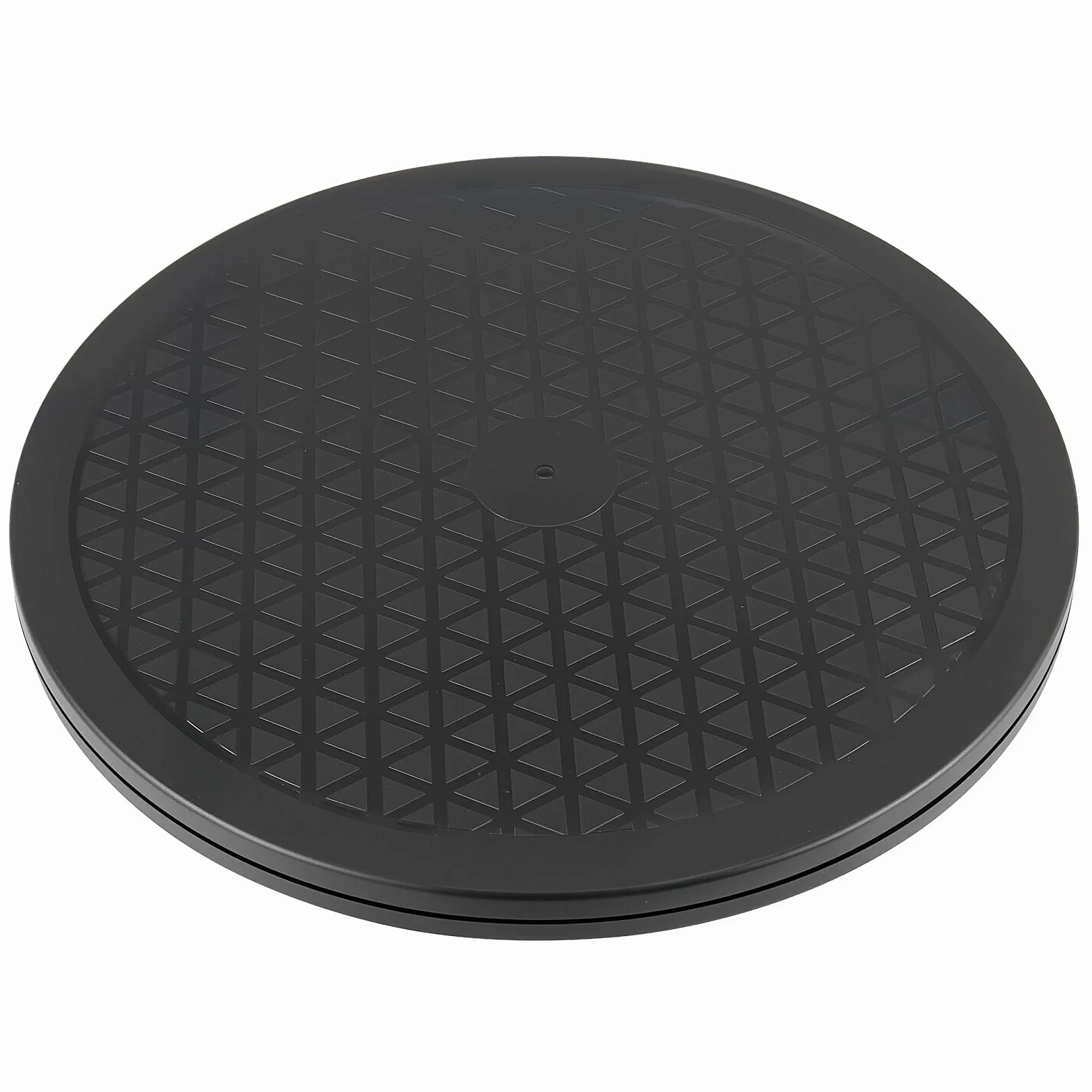 Plateau Tournant Lot de 4-25 cm Diamètre - Roulement à Billes en Acier - Rotation 360° - pour TV, Cuisine, Pâtisserie, Scrabble - Charge Max 25 kg