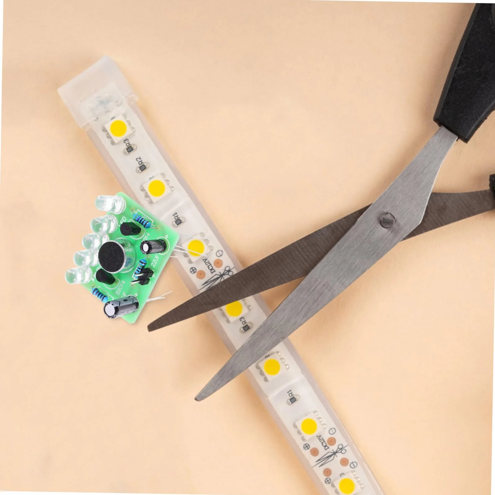 Uonlytech - Module Acoustique LED - Module Clignotant LED lumière Flash Lustre LED DIY Respirer des pièces légères Module de pièces de Lampe Clignotante LED Tons de Terre dirigé Positionner