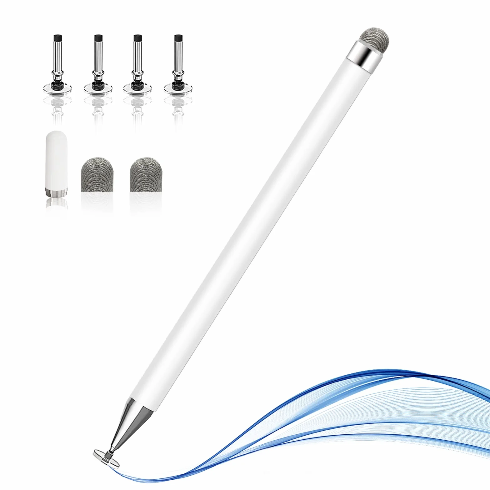 Stylet capacitif haute sensibilité pour écrans tactiles, universel Apple iPhone iPad Android Microsoft