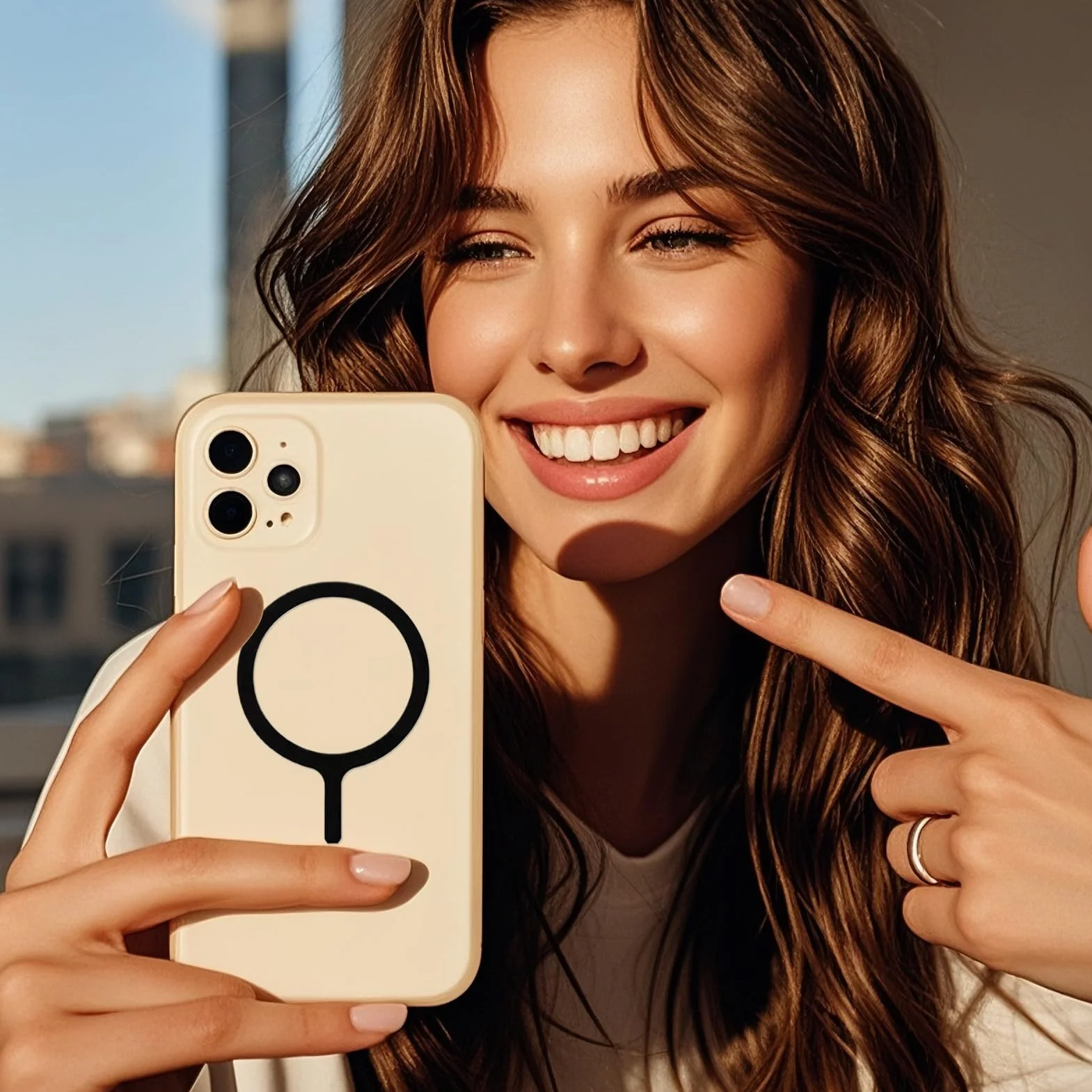Autocollant magnétique pour coque de téléphone – Feuille magnétique ultra fine, adaptateurs de support de charge, disque métallique adhésif durable
