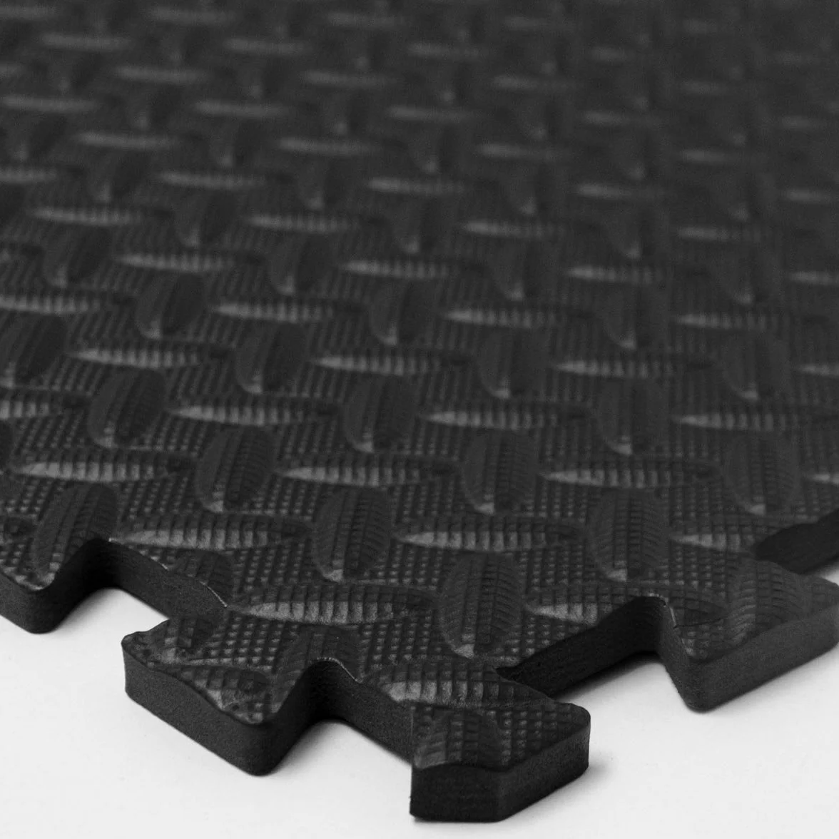 EYEPOWER Tapis Puzzle Fitness Sol Mousse EVA 4 Fragments 8 Cadres 1,59qm Noir