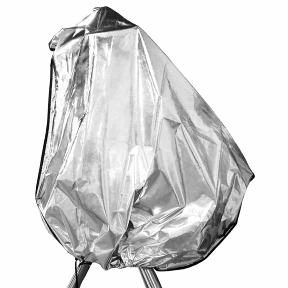 Housse de protection télescopique avec sangle de fixation - Protège votre télescope de l'humidité et de l'humidité - 47 x 63/160 x 120 cm, argenté