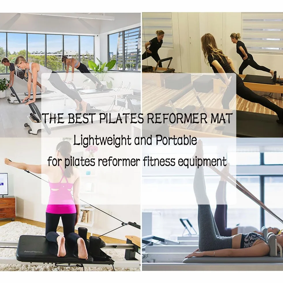 Tapis de Pilates pour Reformer FANSU Antidérapant Durable Caoutchouc